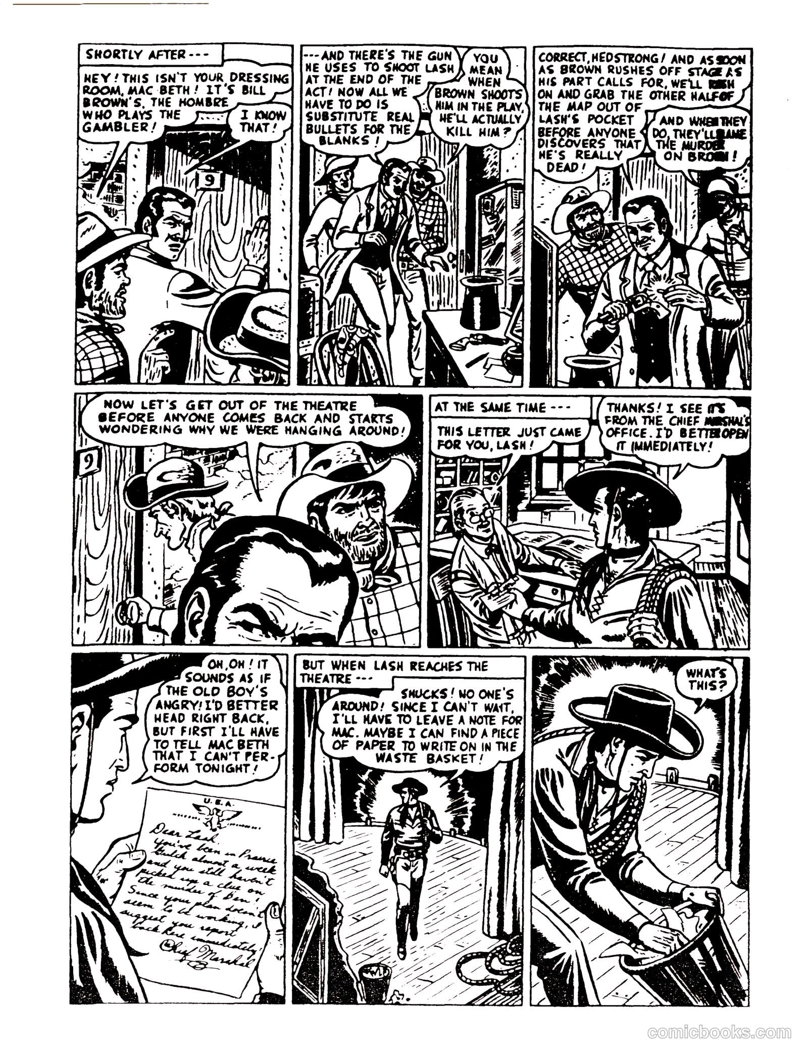 Lash Larue Western #92 (1954) — page 24 of 29