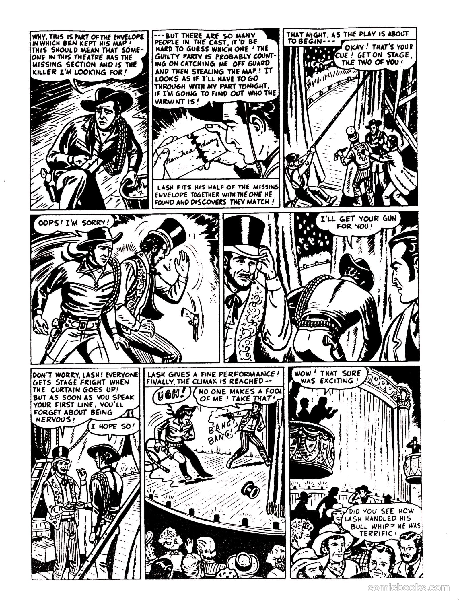 Lash Larue Western #92 (1954) — page 25 of 29