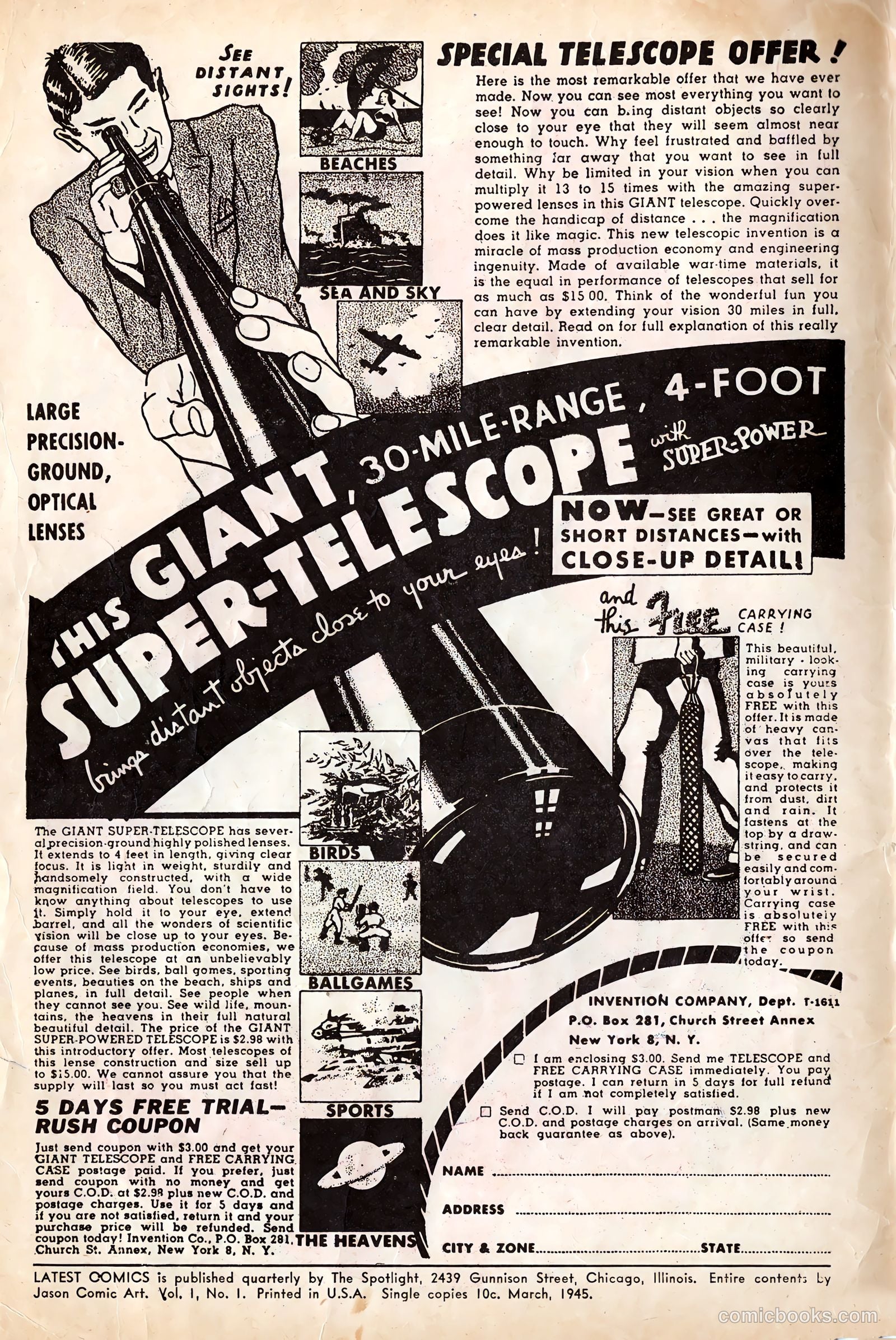 Latest Comics #1 (1945) — page 2 of 52
