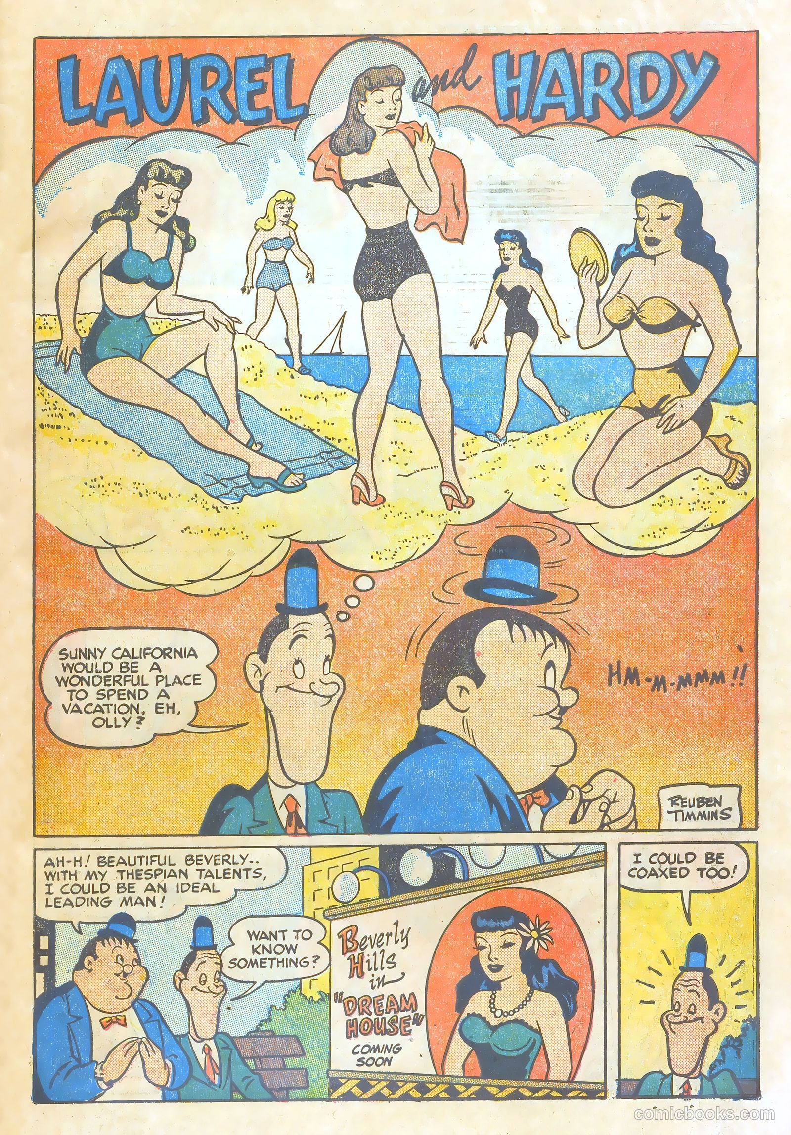 Laurel and Hardy Comics #1 (1949) — page 3 of 36