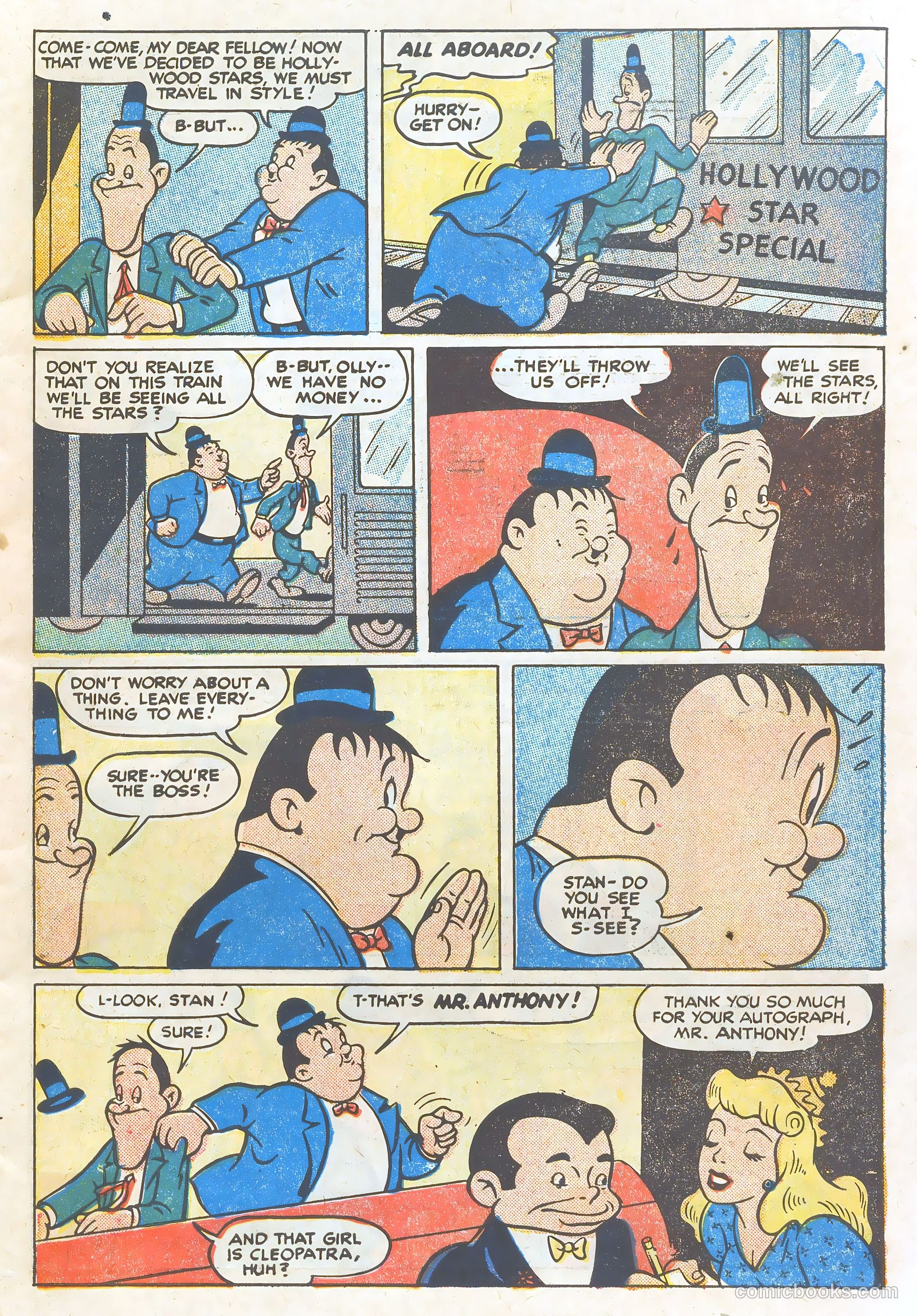Laurel and Hardy Comics #1 (1949) — page 5 of 36