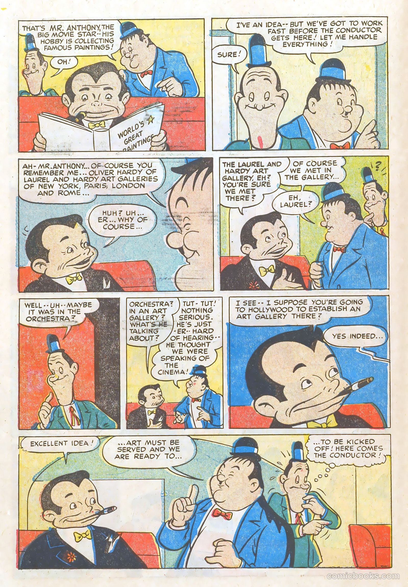 Laurel and Hardy Comics #1 (1949) — page 6 of 36