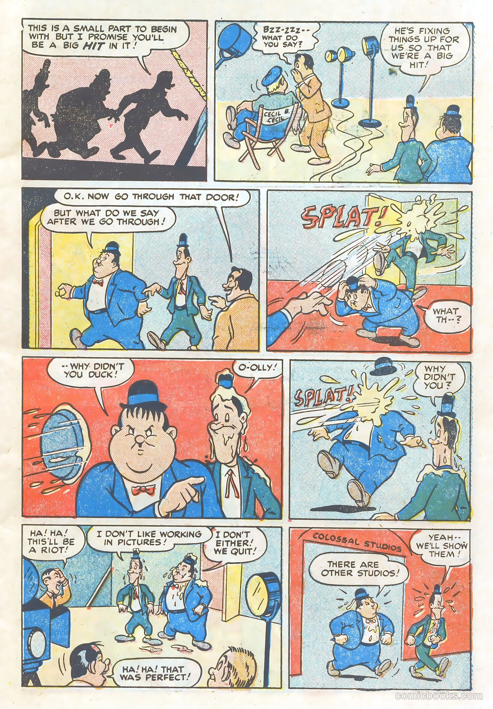 Laurel and Hardy Comics #1 (1949) — page 9 of 36