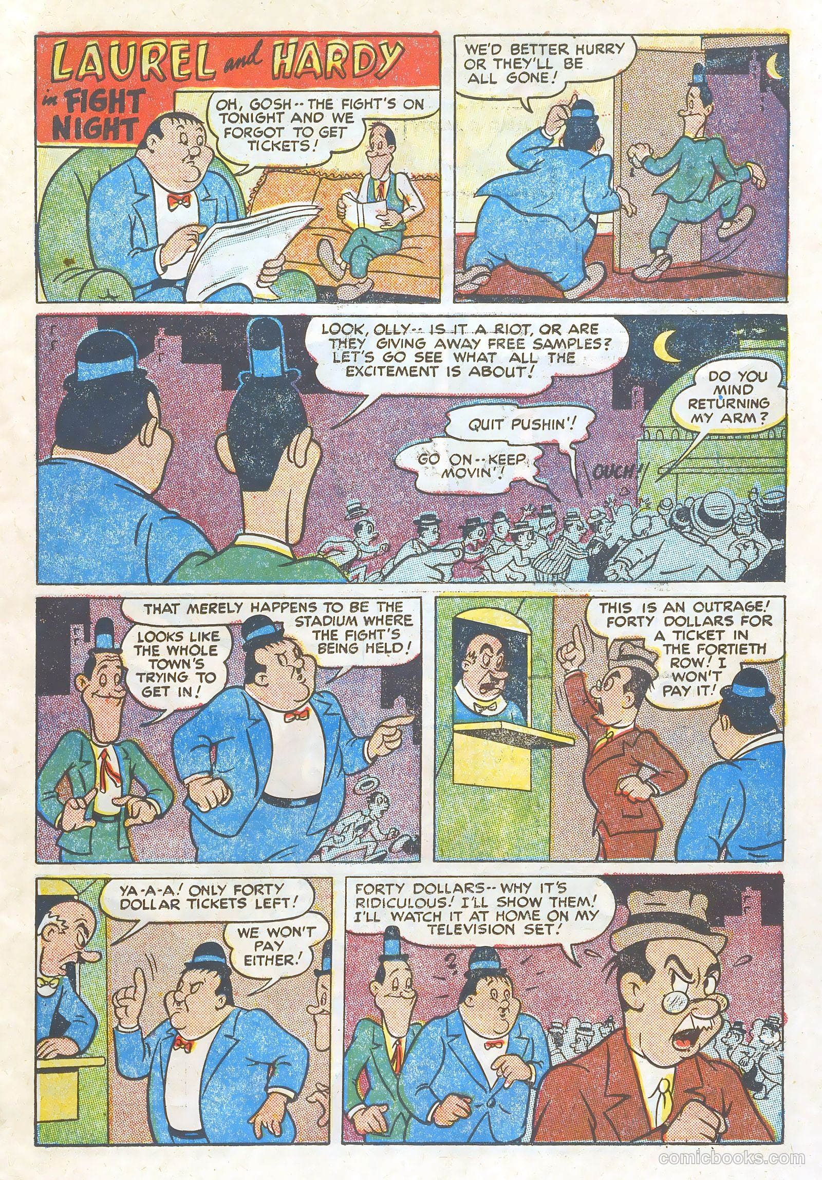 Laurel and Hardy Comics #1 (1949) — page 13 of 36
