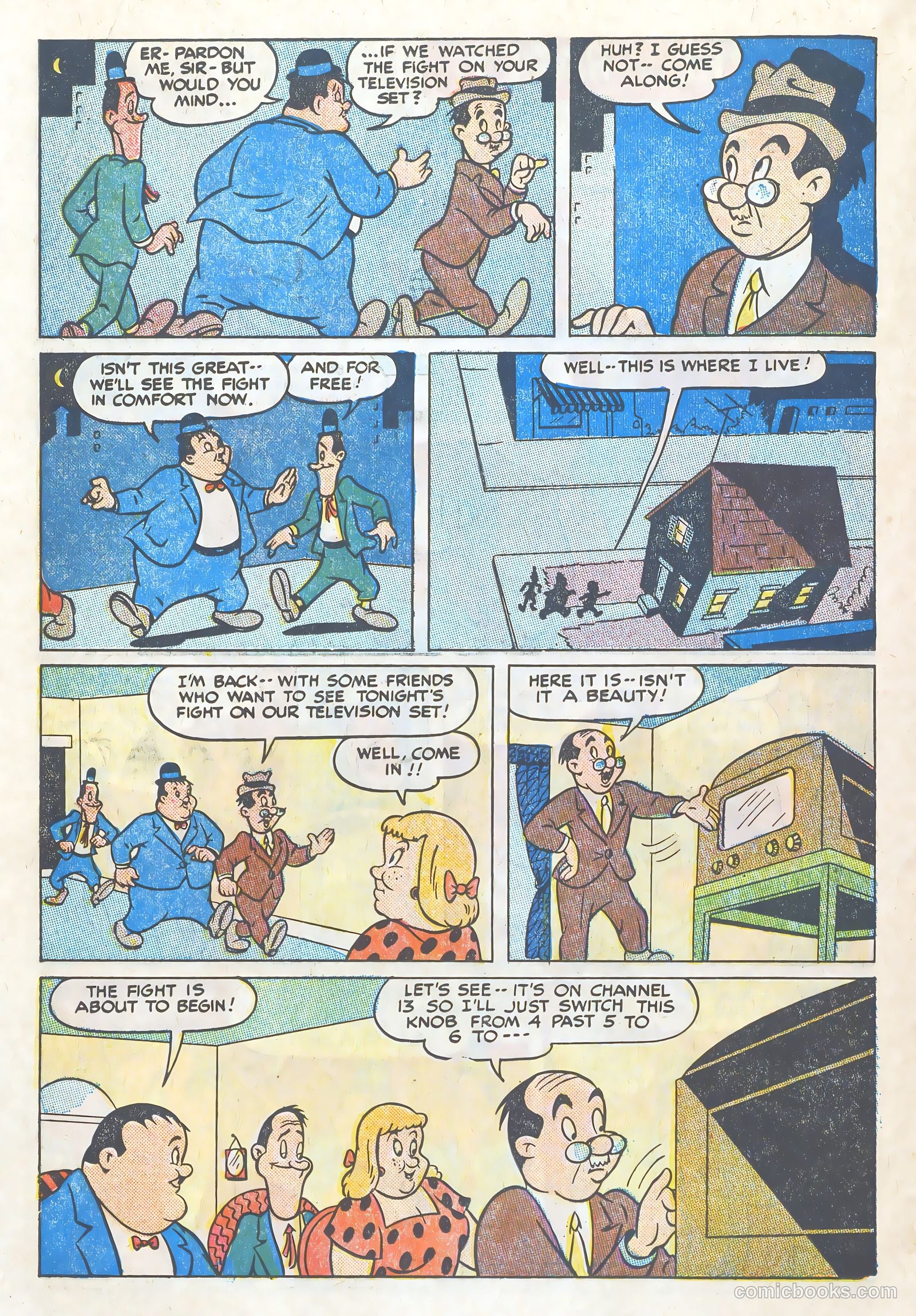 Laurel and Hardy Comics #1 (1949) — page 14 of 36