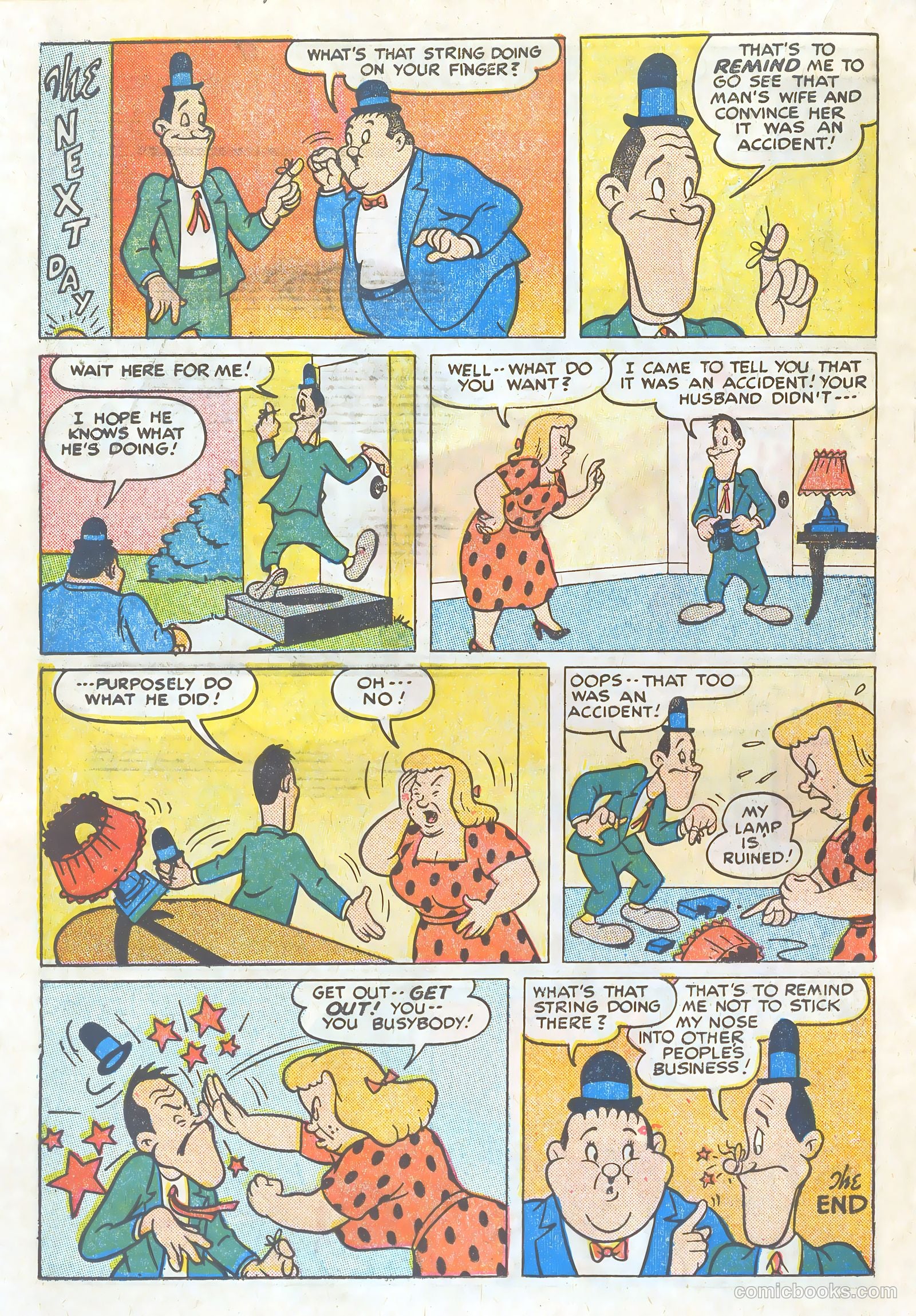 Laurel and Hardy Comics #1 (1949) — page 18 of 36