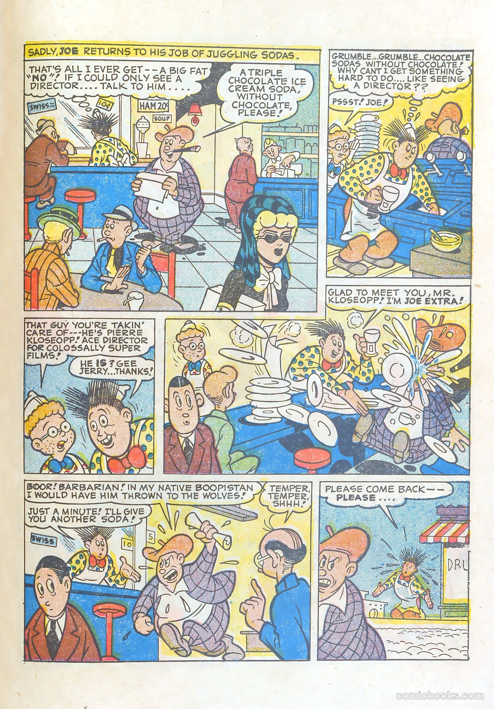 Laurel and Hardy Comics #1 (1949) — page 21 of 36