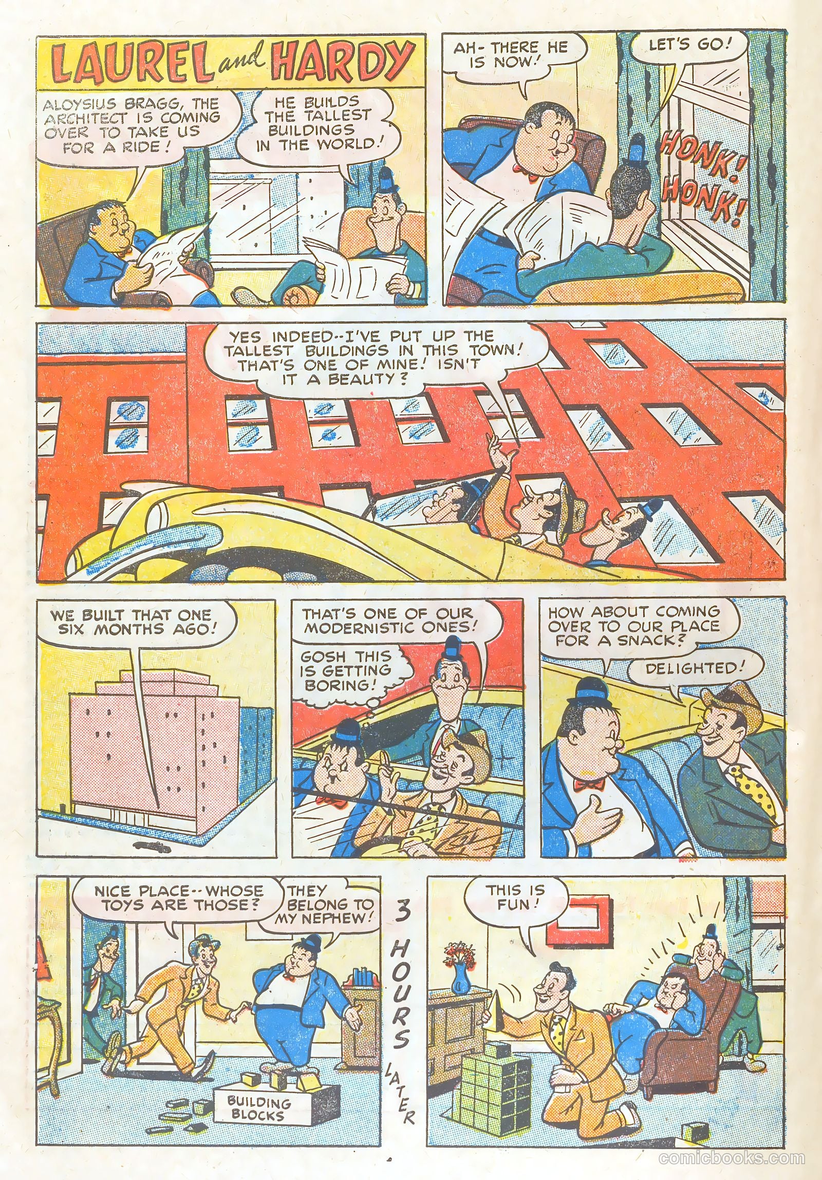 Laurel and Hardy Comics #1 (1949) — page 28 of 36