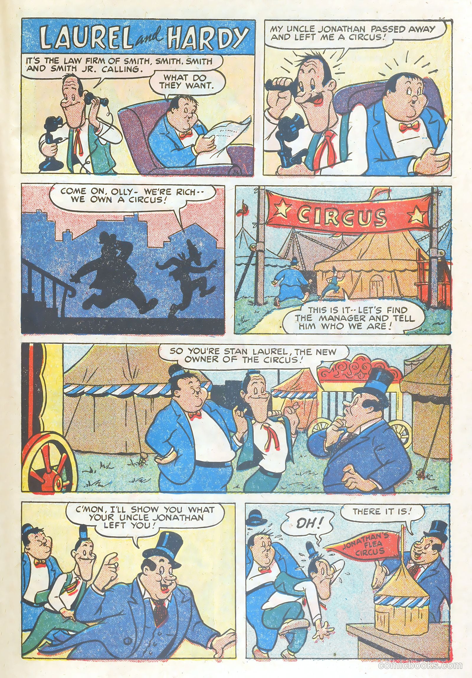 Laurel and Hardy Comics #1 (1949) — page 29 of 36