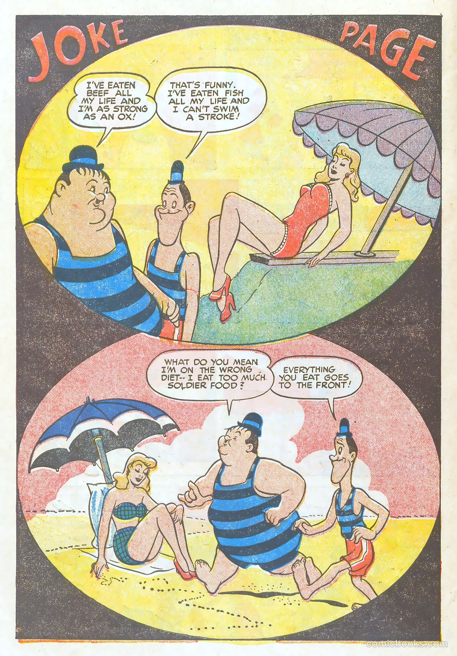 Laurel and Hardy Comics #1 (1949) — page 32 of 36