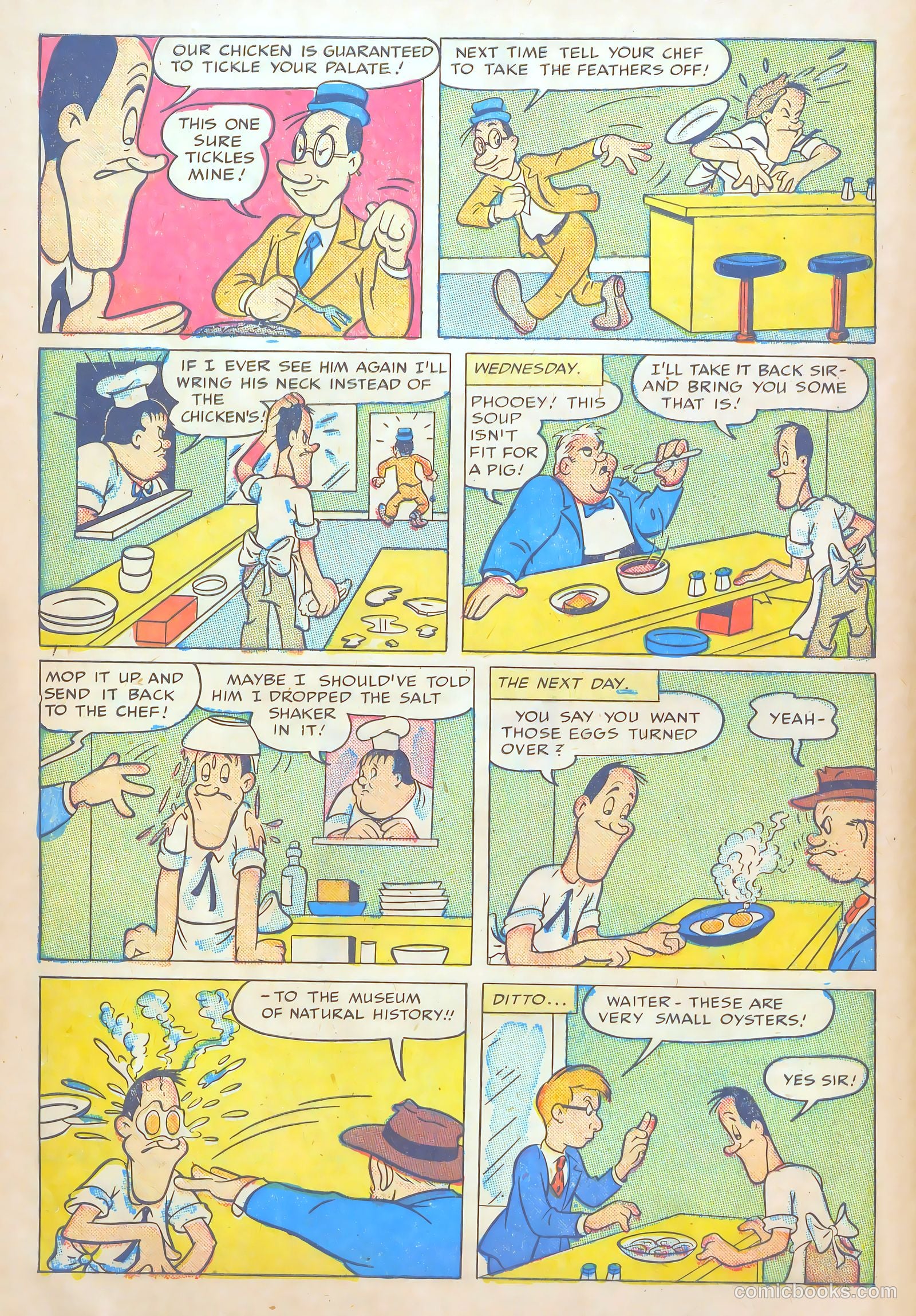Laurel and Hardy Comics #3 (1949) — page 8 of 36