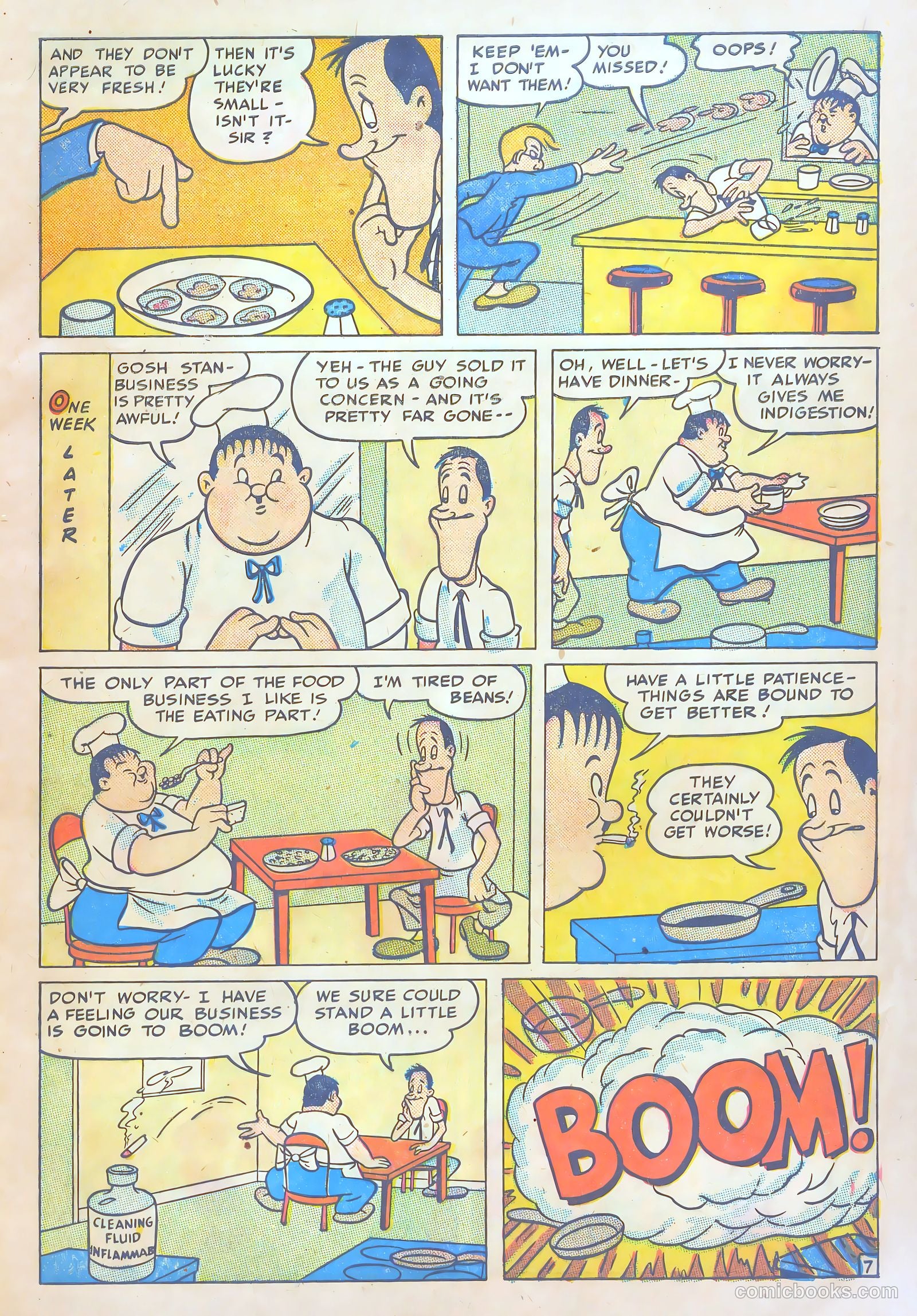 Laurel and Hardy Comics #3 (1949) — page 9 of 36