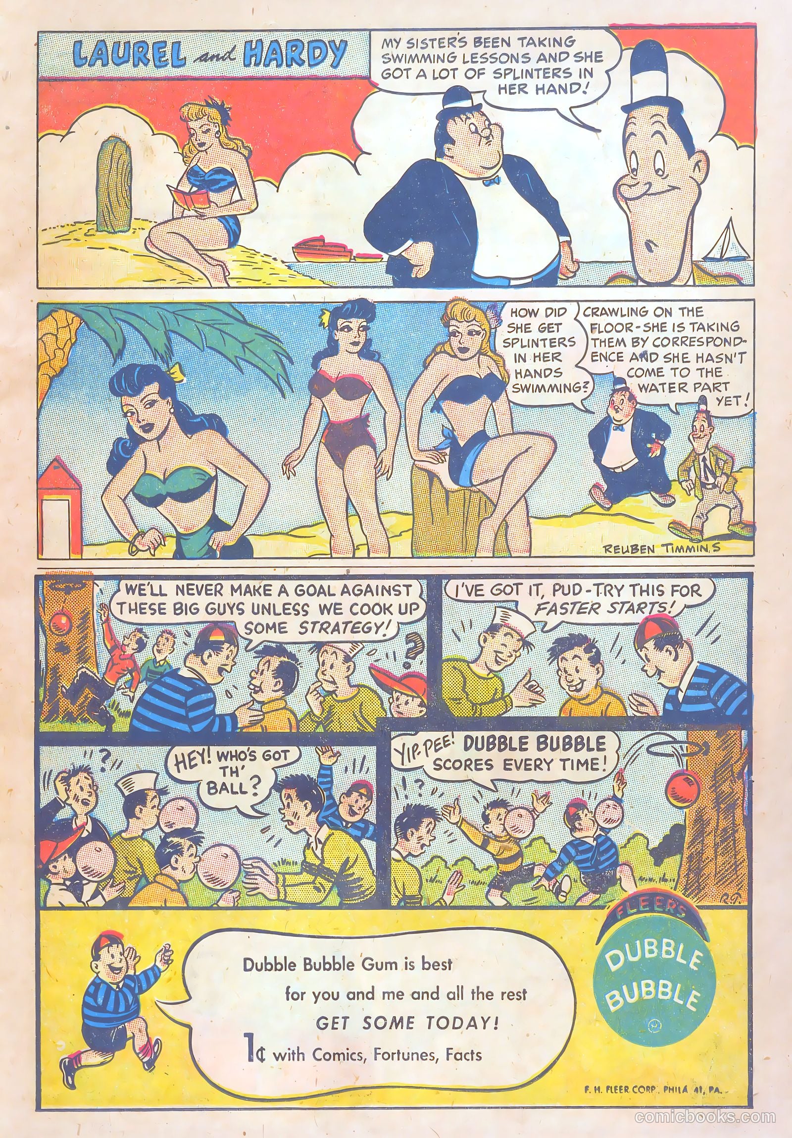 Laurel and Hardy Comics #3 (1949) — page 11 of 36