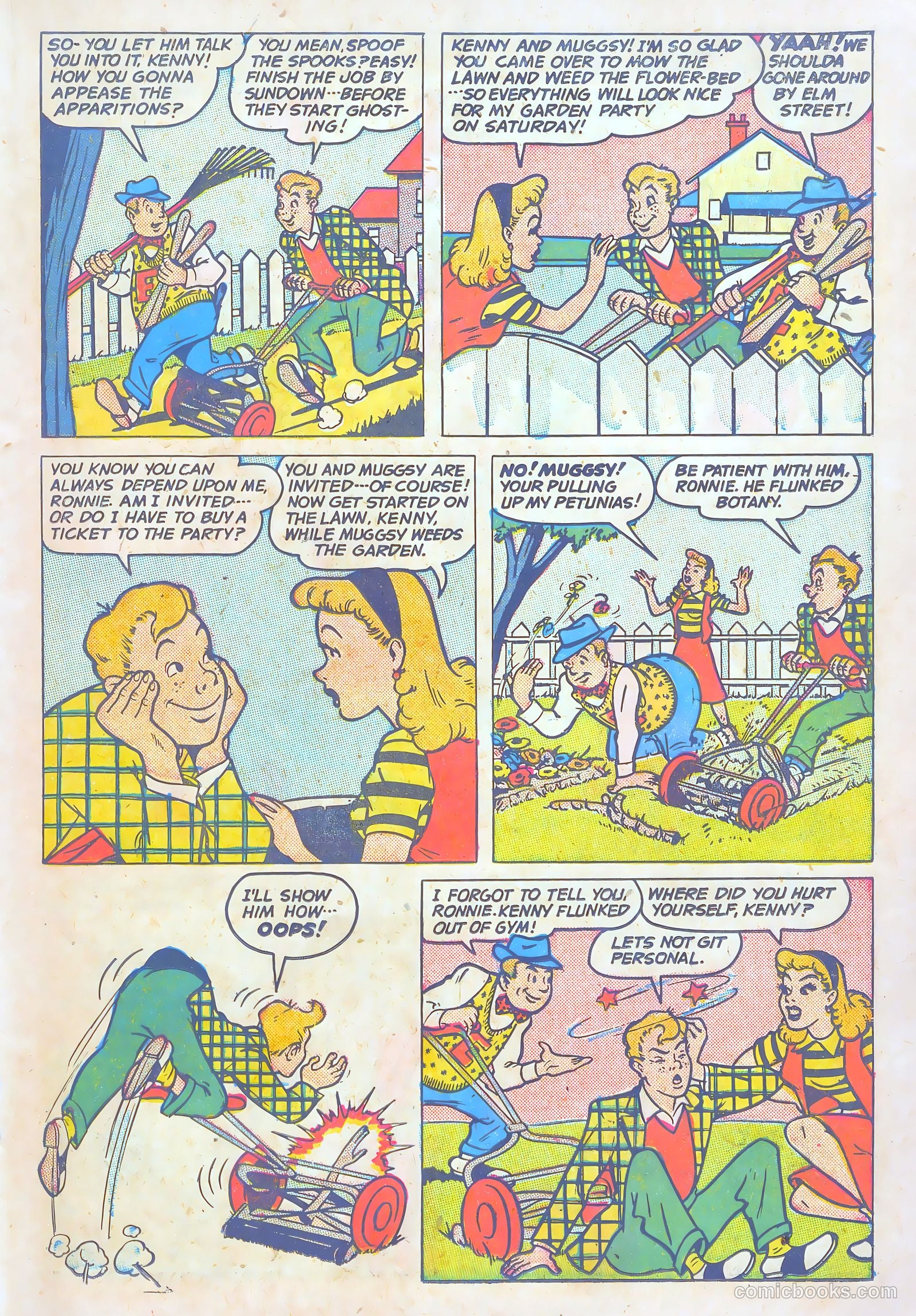 Laurel and Hardy Comics #3 (1949) — page 19 of 36