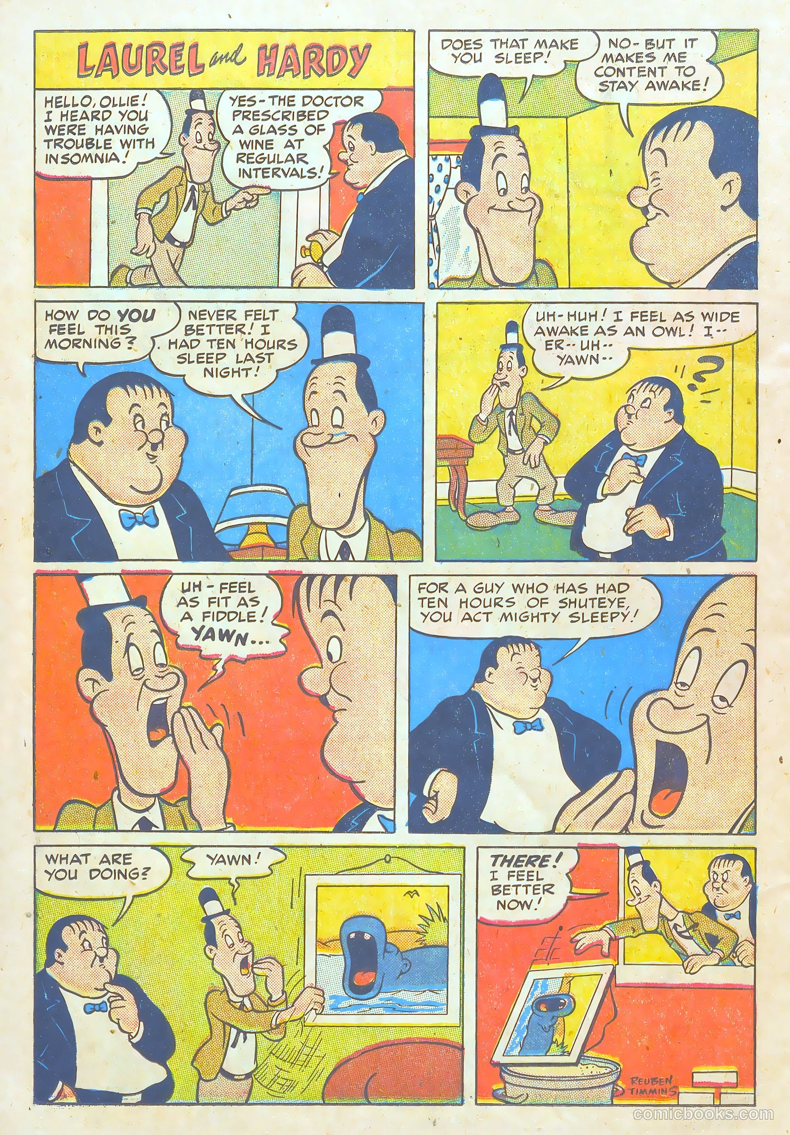 Laurel and Hardy Comics #3 (1949) — page 26 of 36