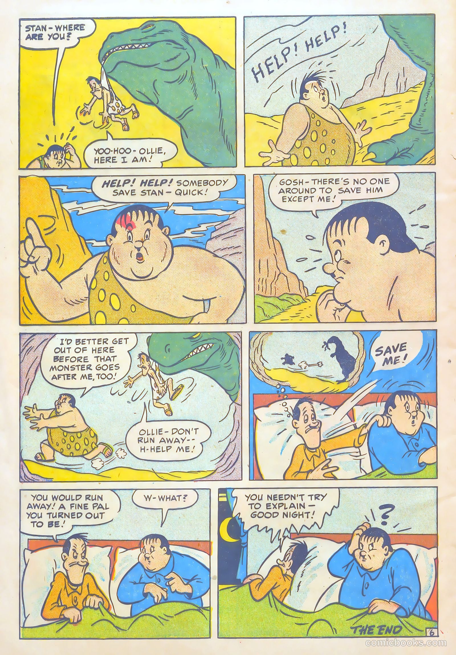 Laurel and Hardy Comics #3 (1949) — page 32 of 36
