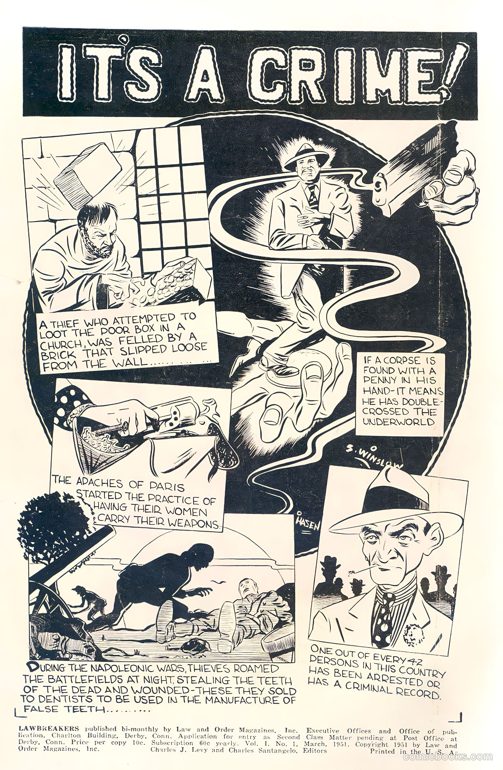 Lawbreakers #1 (1951) — page 2 of 36