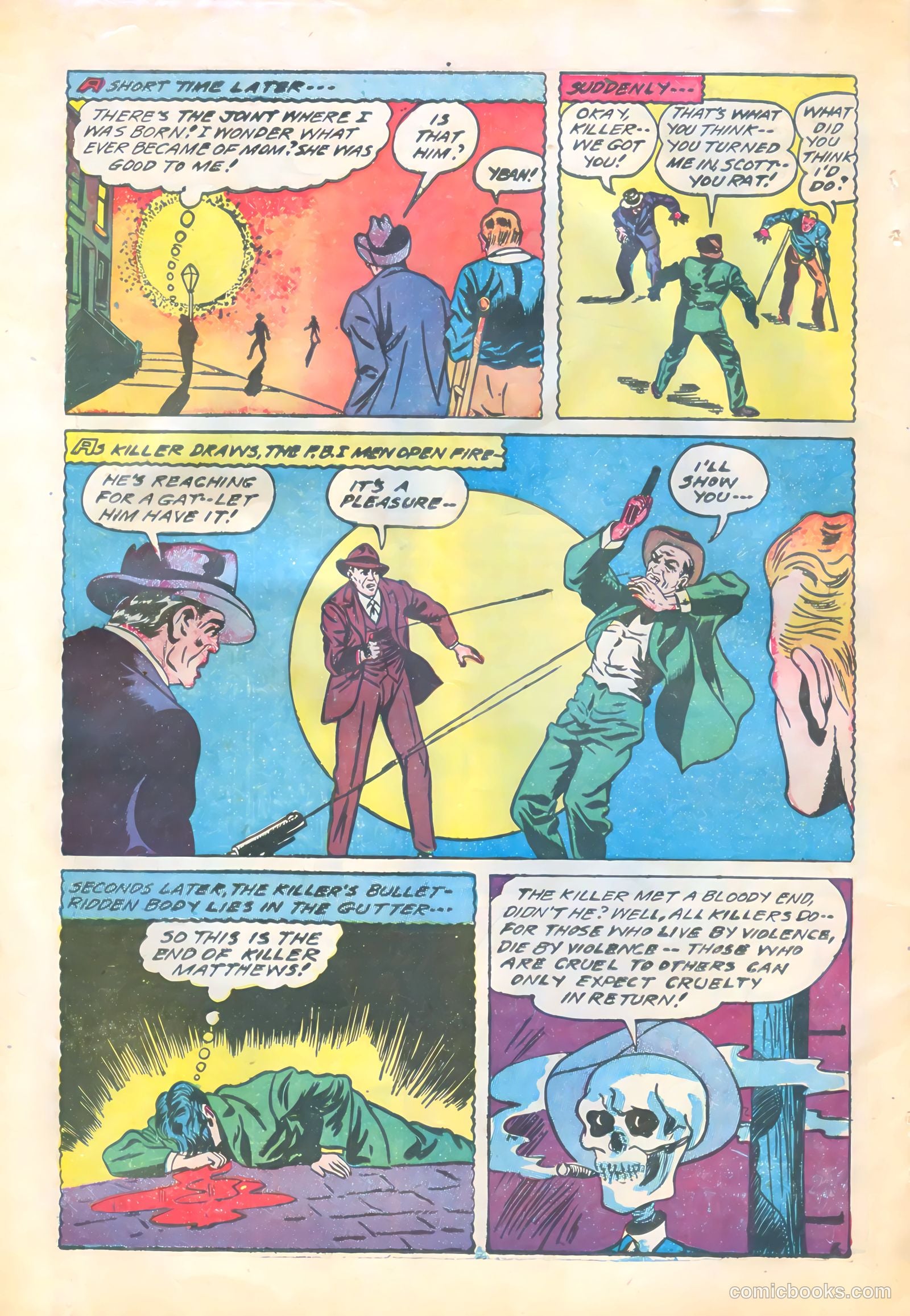 Lawbreakers #3 (1951) — page 34 of 36