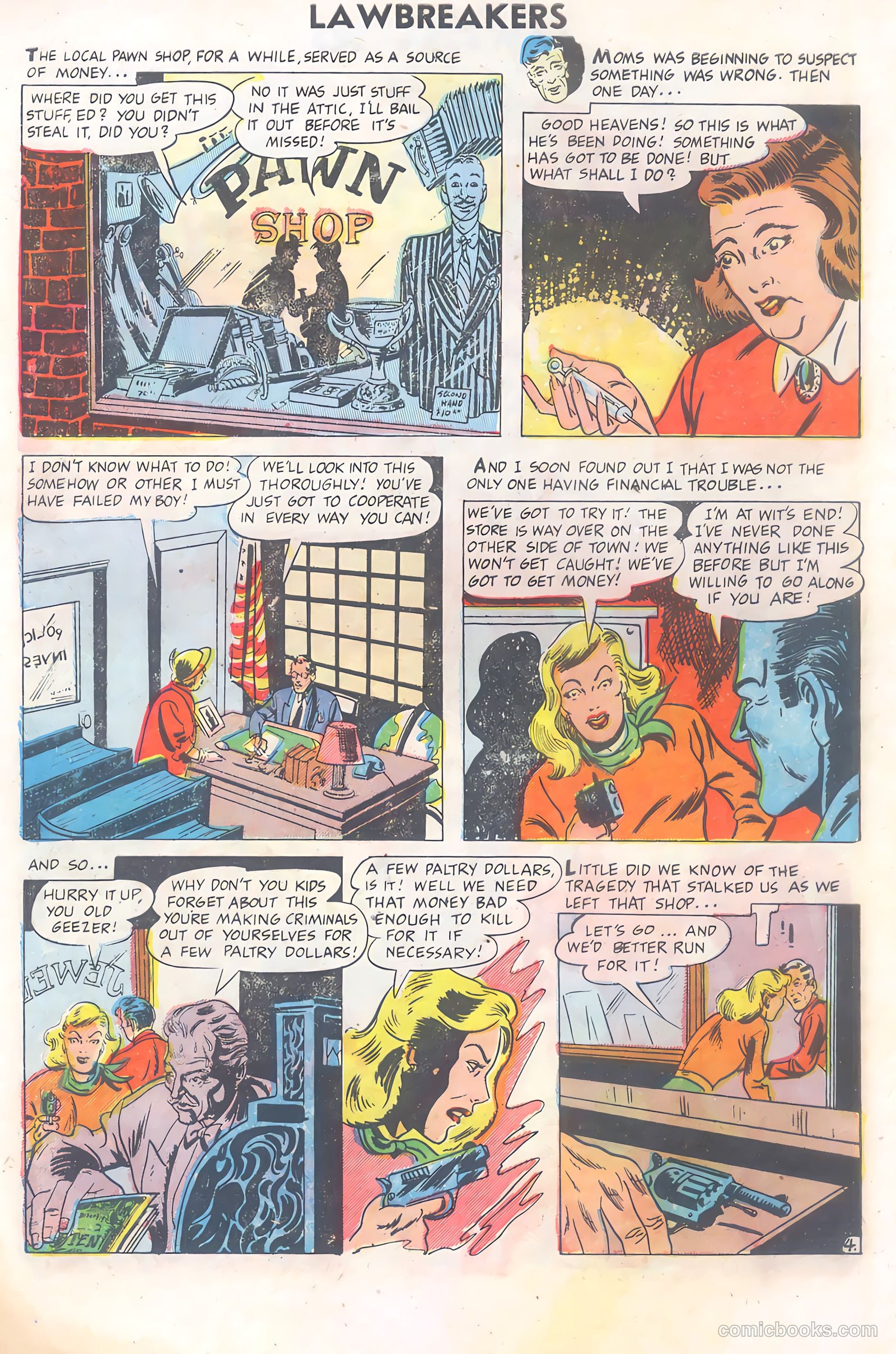 Lawbreakers #4 (1951) — page 6 of 36