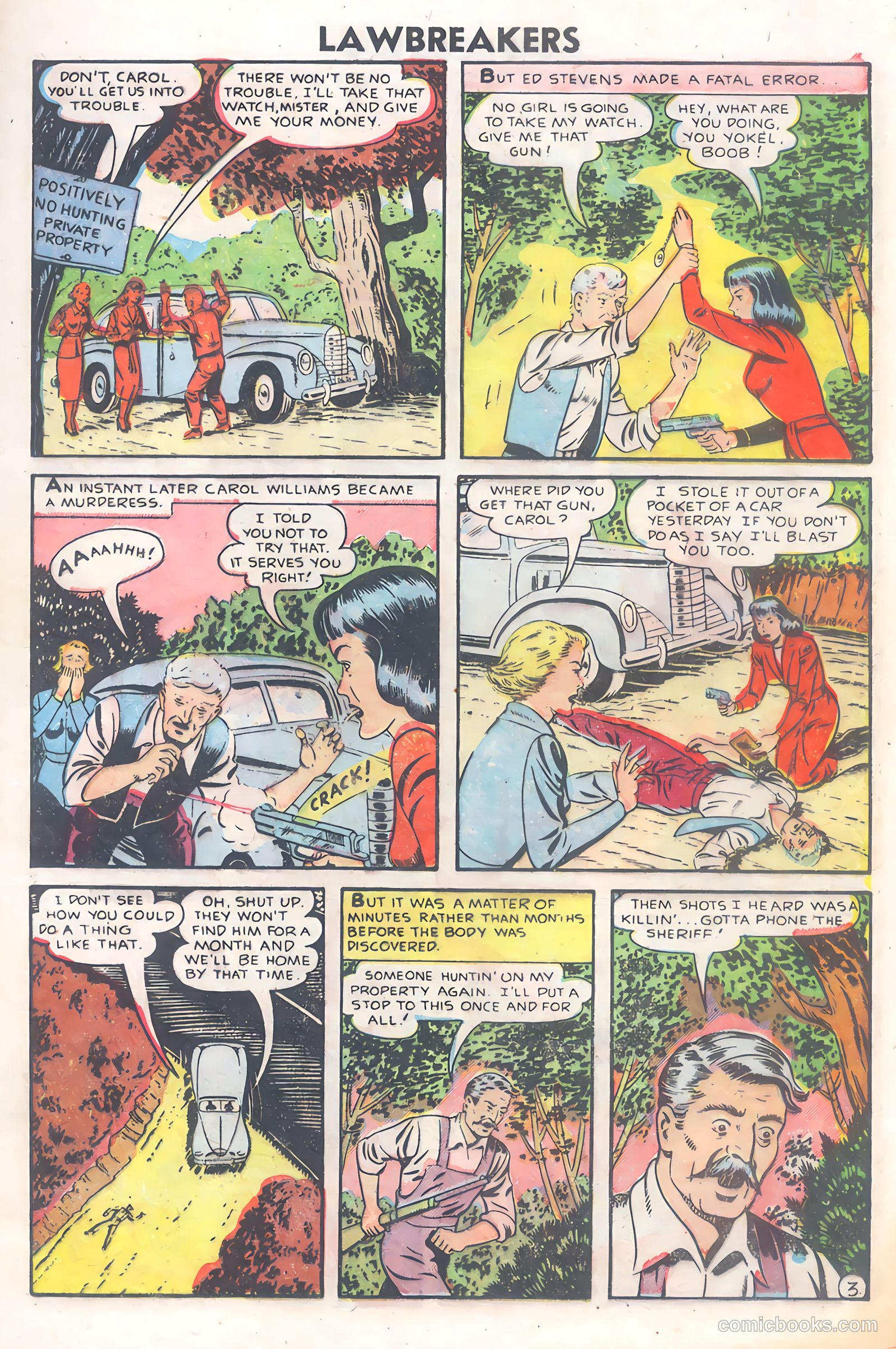 Lawbreakers #4 (1951) — page 17 of 36