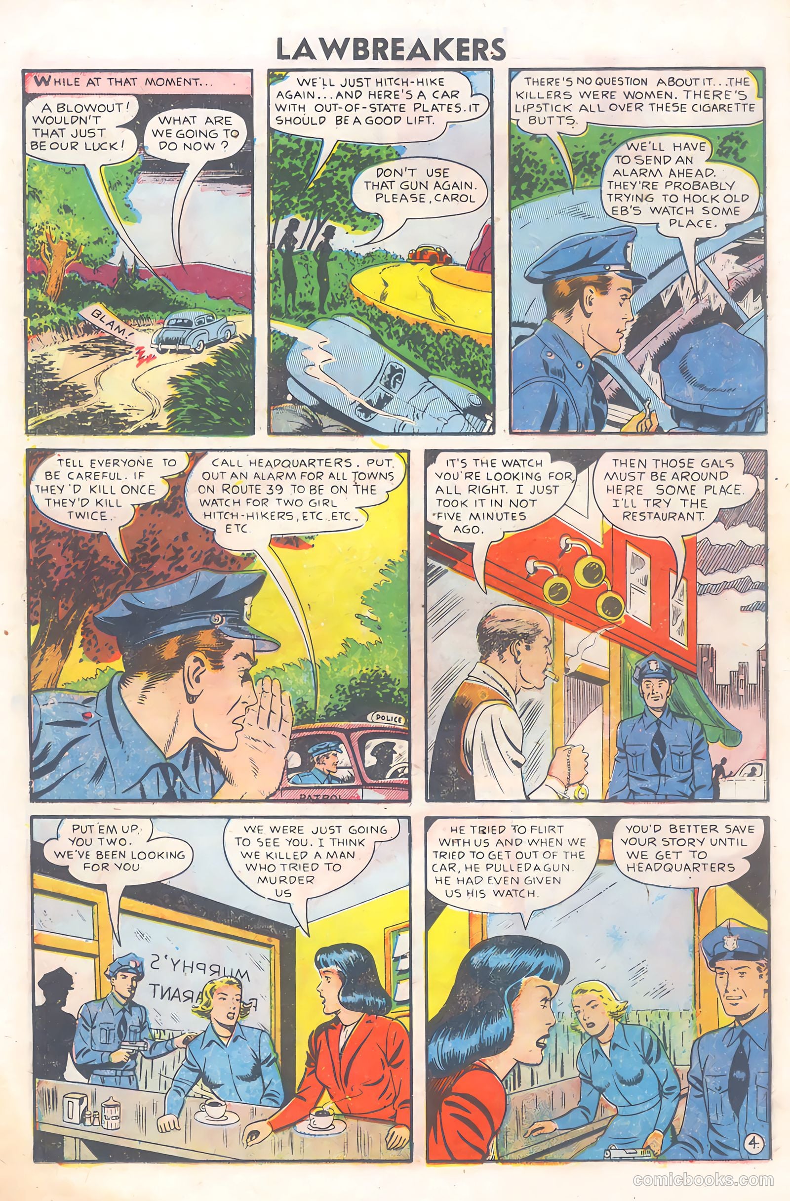 Lawbreakers #4 (1951) — page 18 of 36