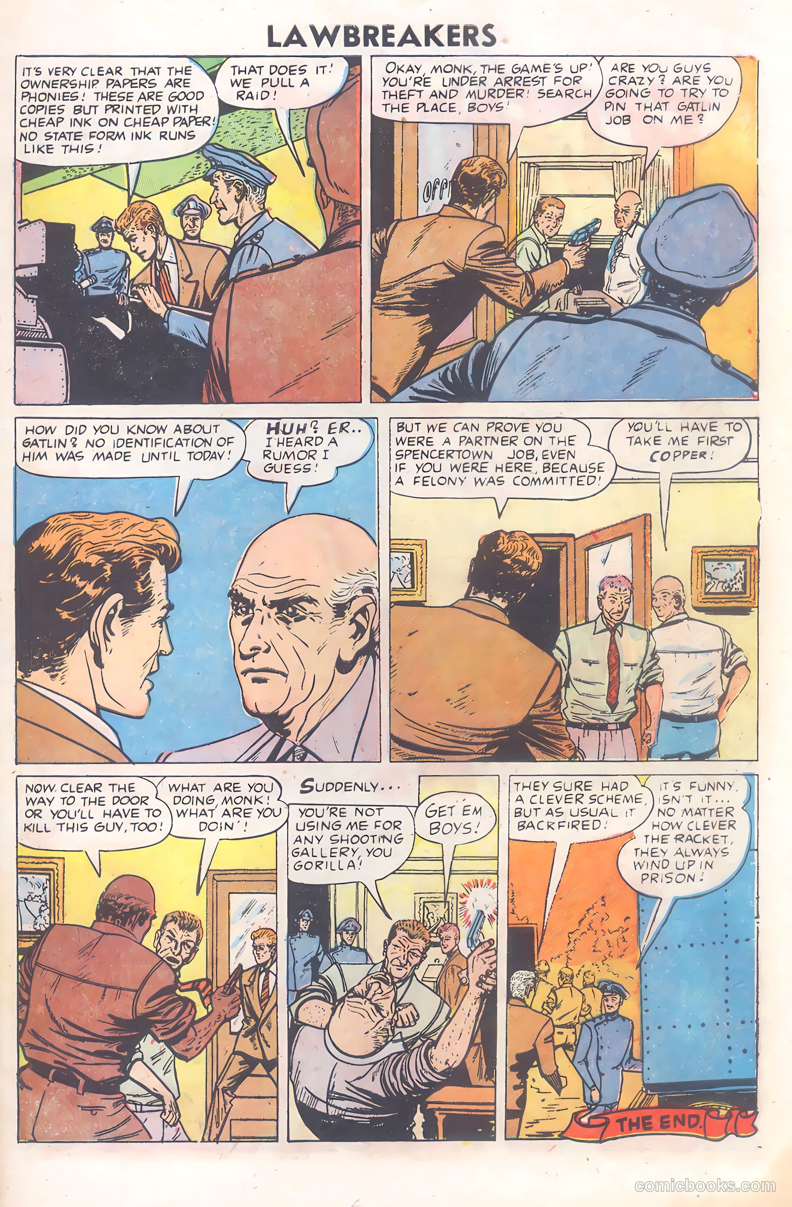 Lawbreakers #4 (1951) — page 27 of 36