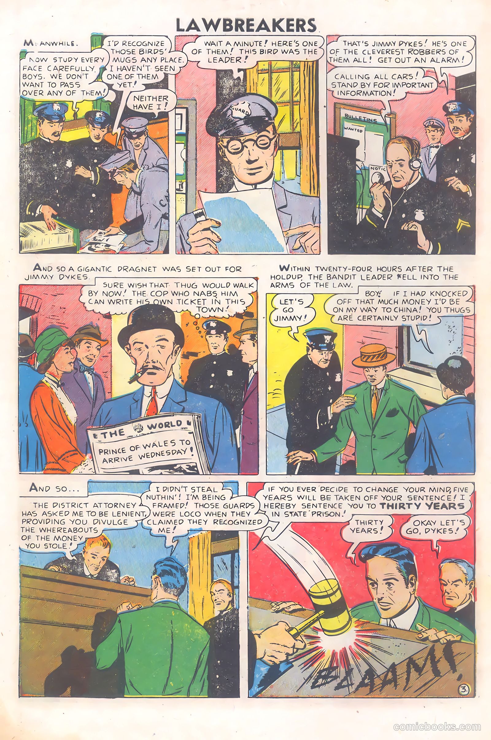 Lawbreakers #4 (1951) — page 30 of 36