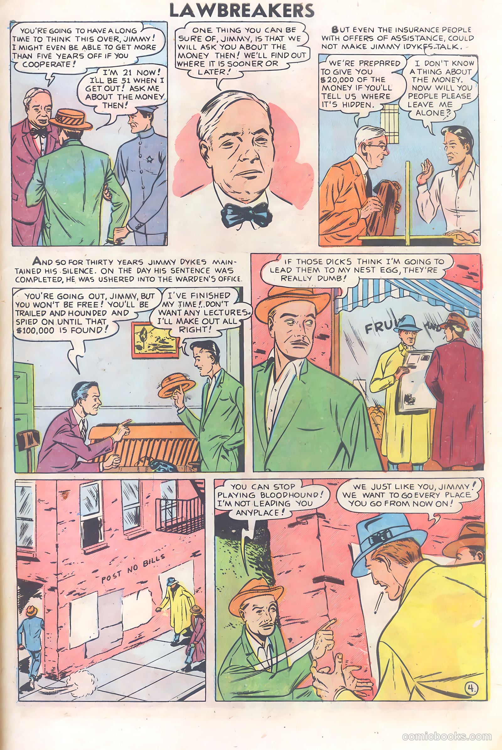 Lawbreakers #4 (1951) — page 31 of 36