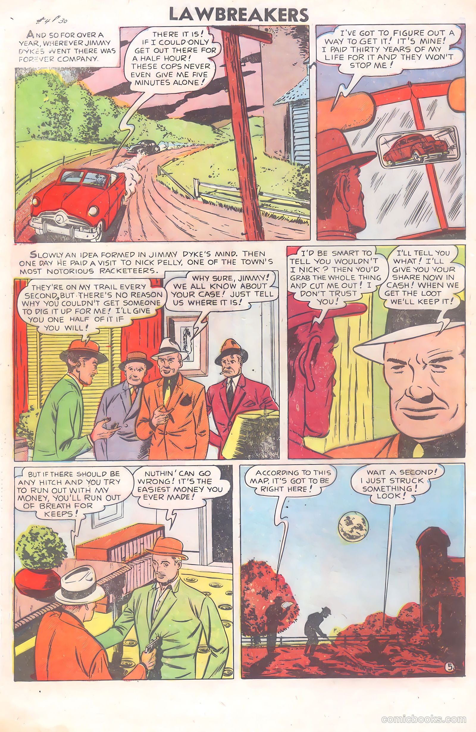 Lawbreakers #4 (1951) — page 32 of 36