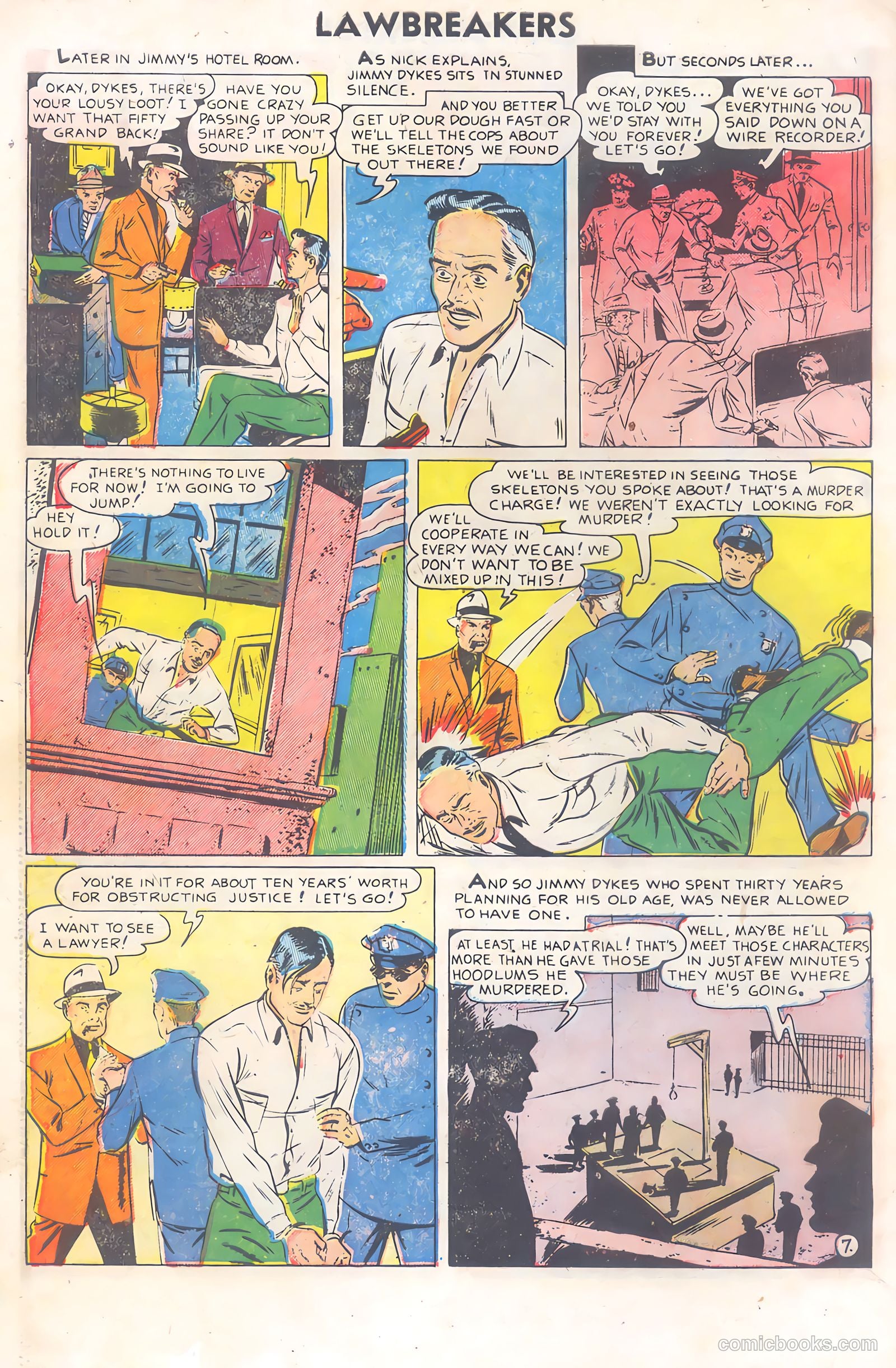 Lawbreakers #4 (1951) — page 34 of 36
