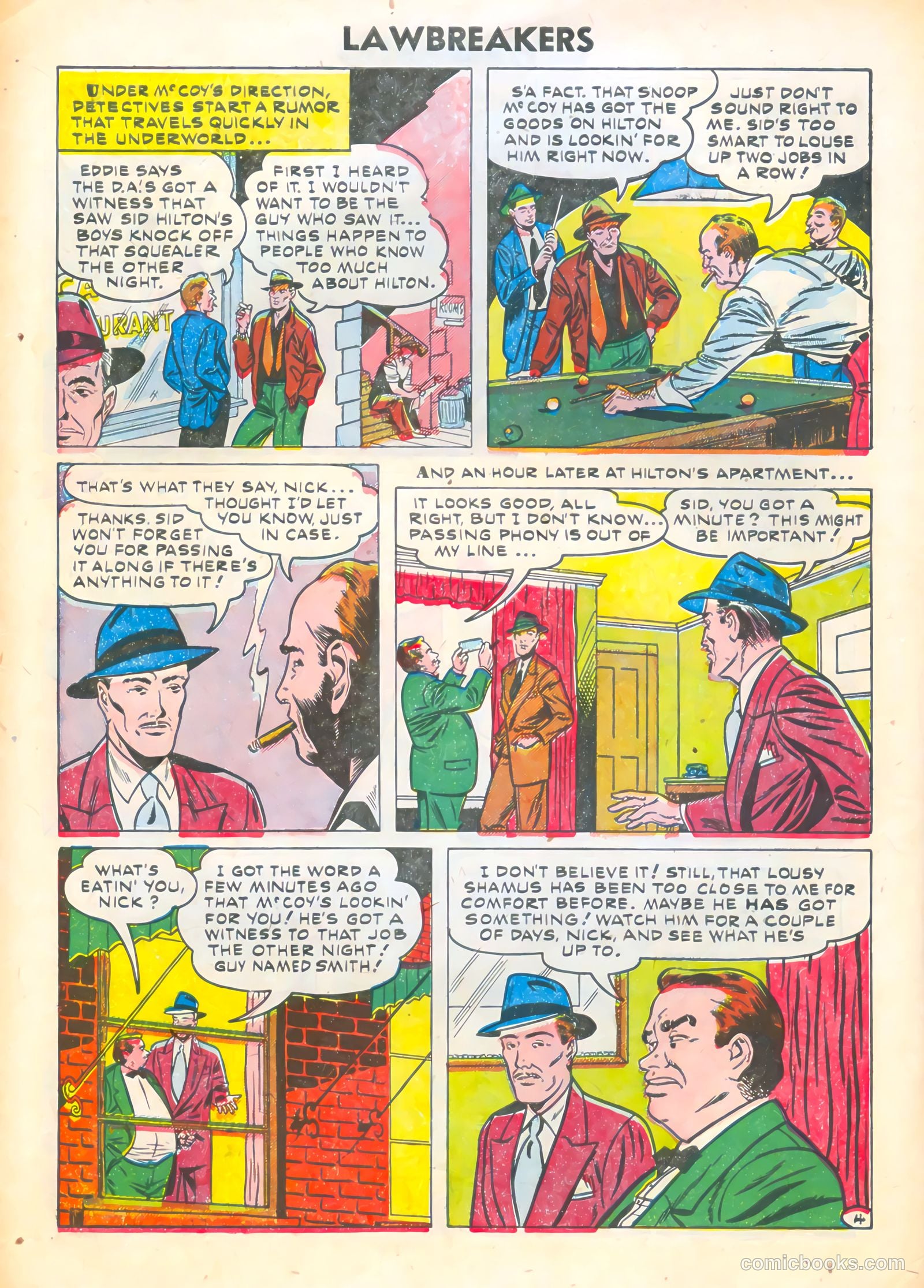 Lawbreakers #5 (1952) — page 6 of 36