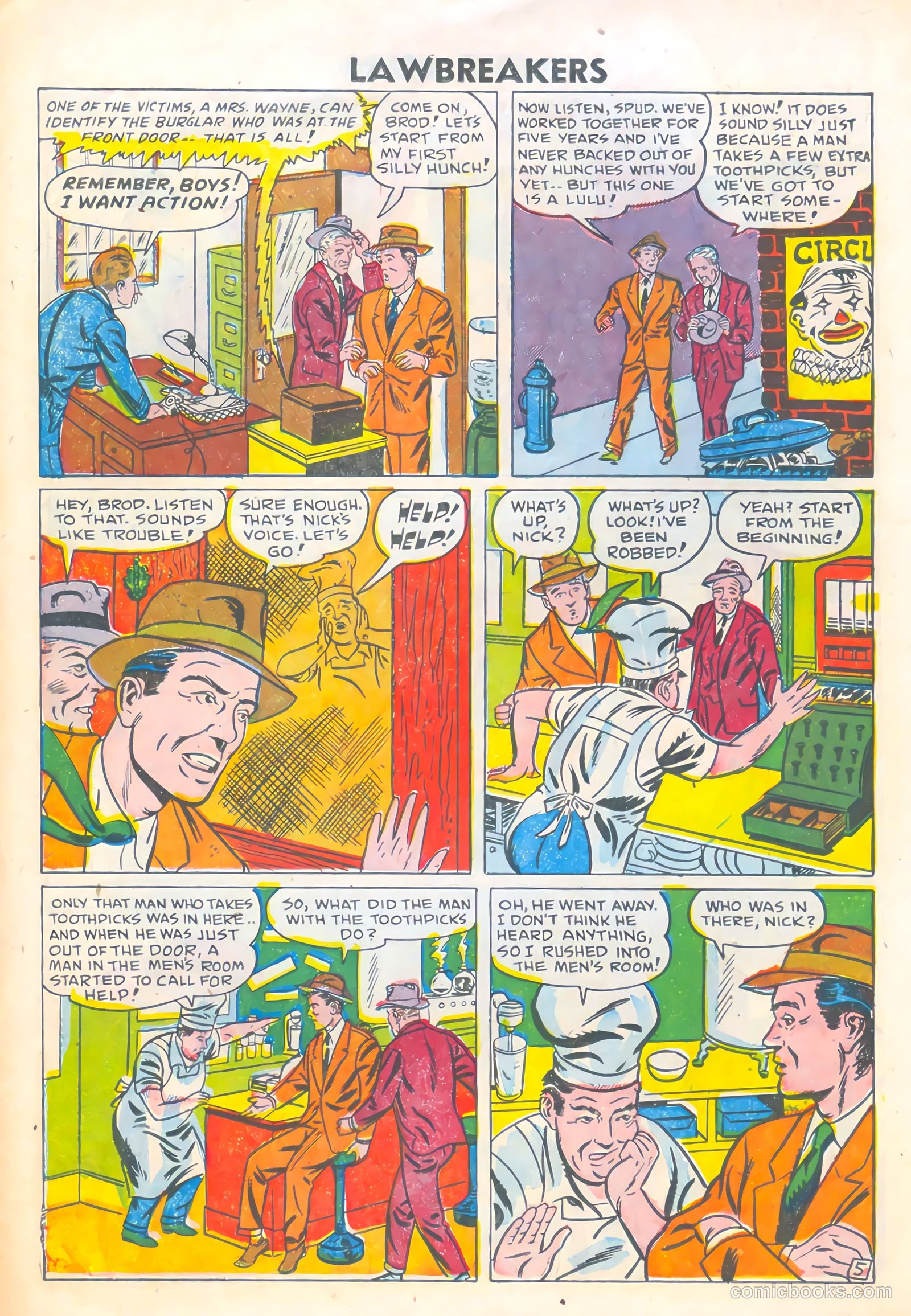 Lawbreakers #5 (1952) — page 14 of 36