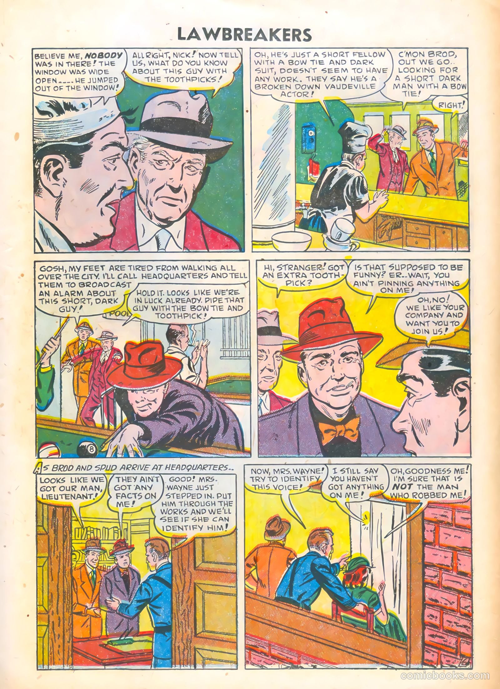 Lawbreakers #5 (1952) — page 15 of 36