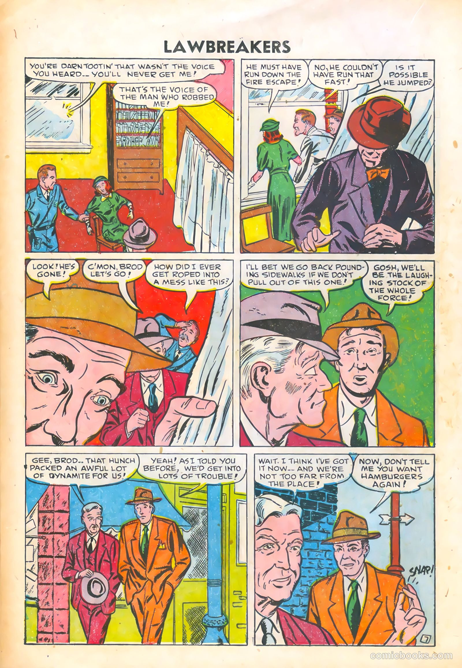 Lawbreakers #5 (1952) — page 16 of 36