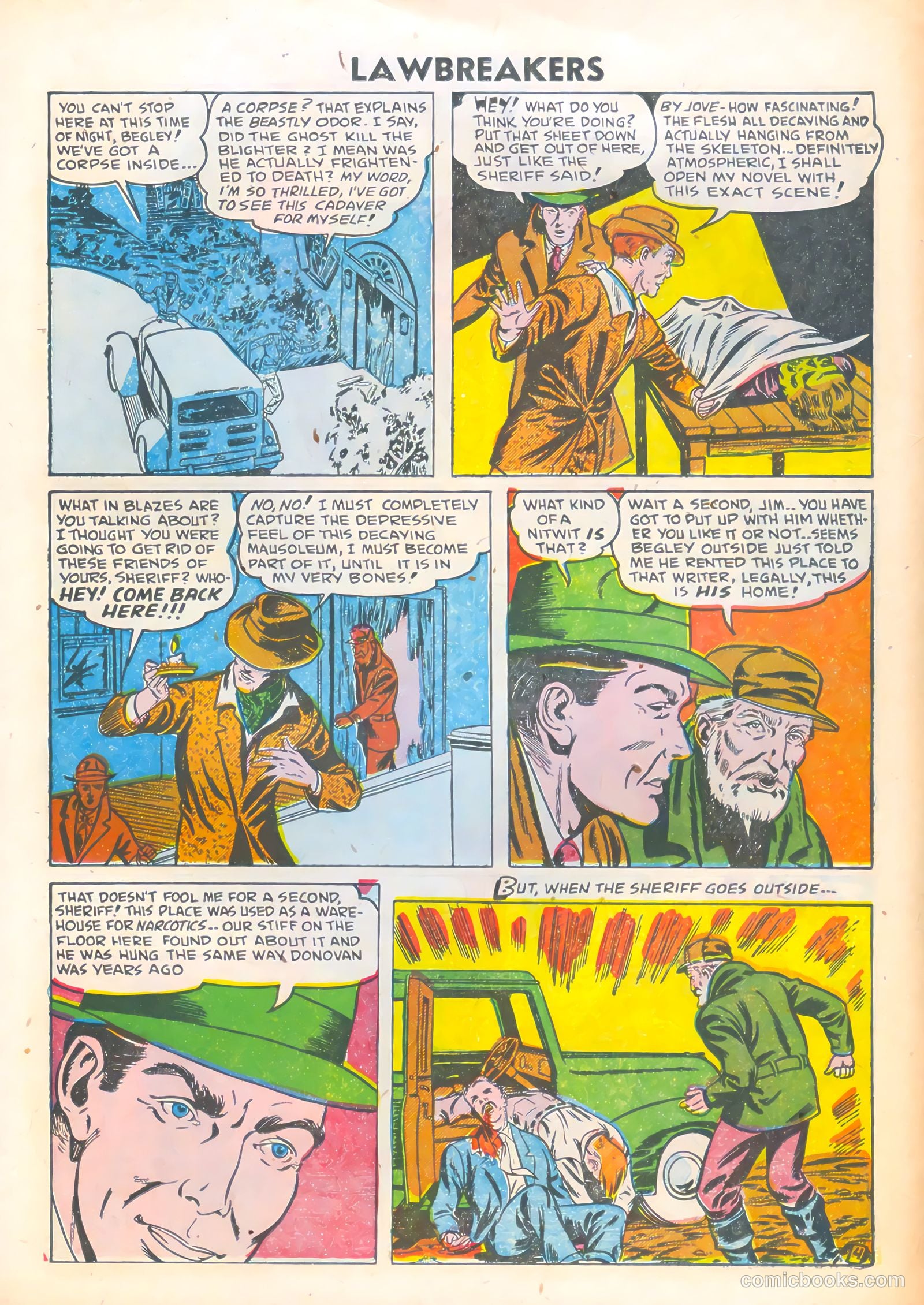 Lawbreakers #5 (1952) — page 23 of 36