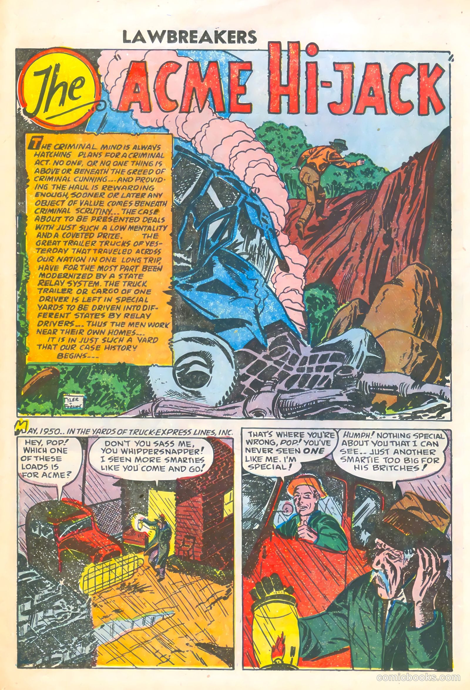 Lawbreakers #5 (1952) — page 26 of 36