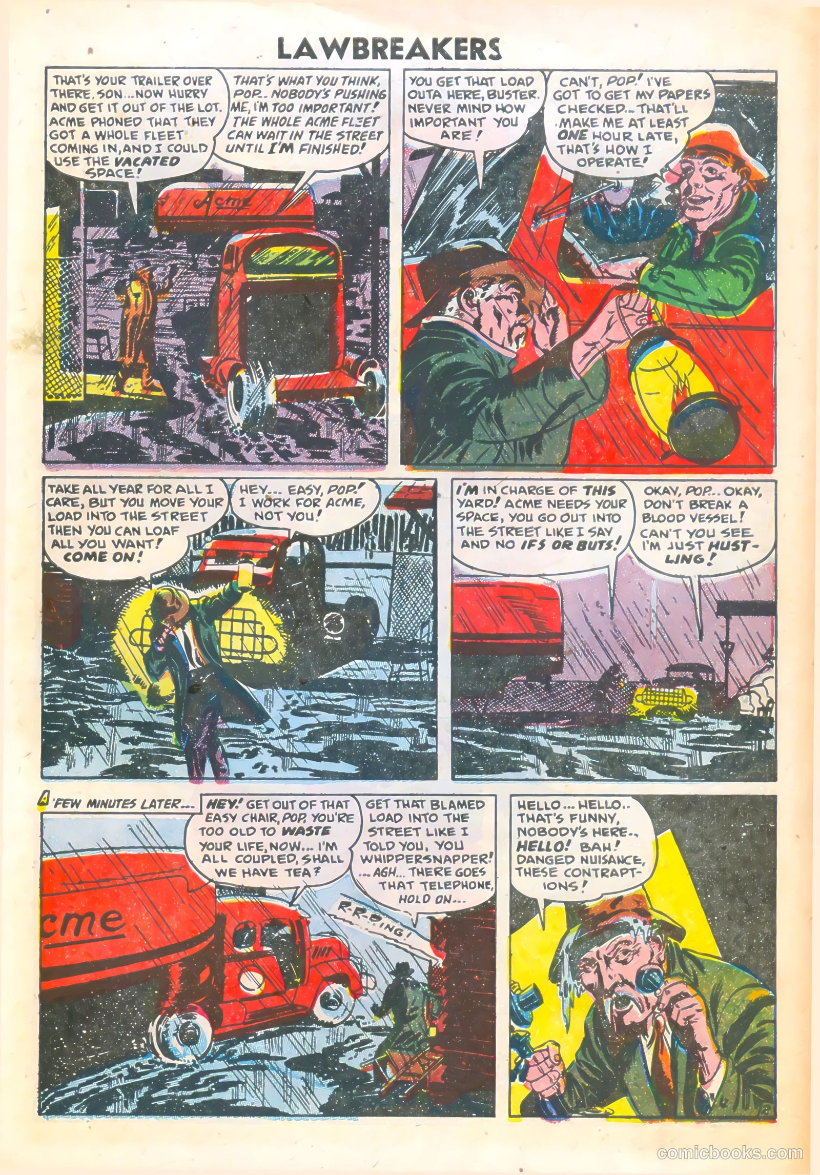 Lawbreakers #5 (1952) — page 27 of 36