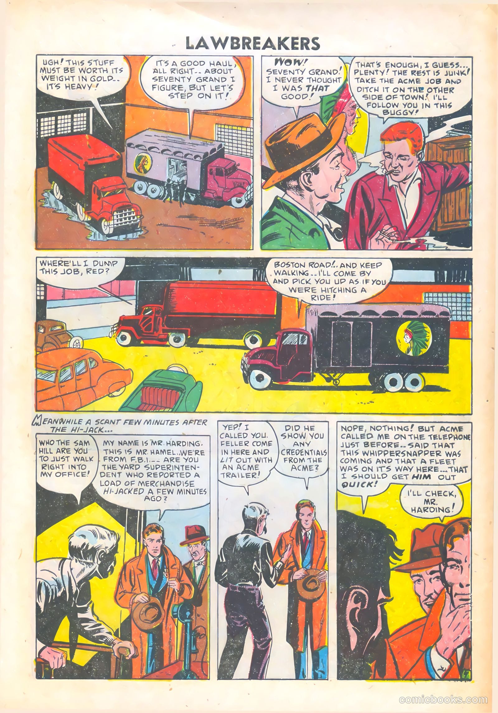 Lawbreakers #5 (1952) — page 29 of 36