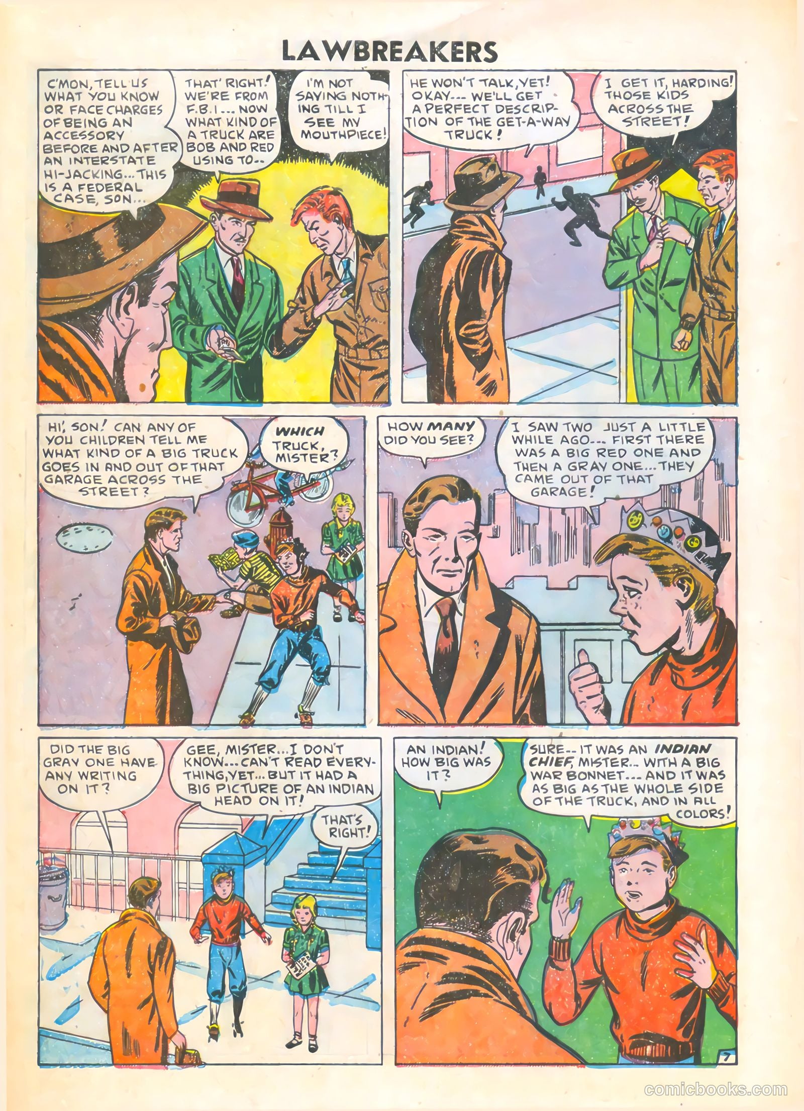 Lawbreakers #5 (1952) — page 32 of 36