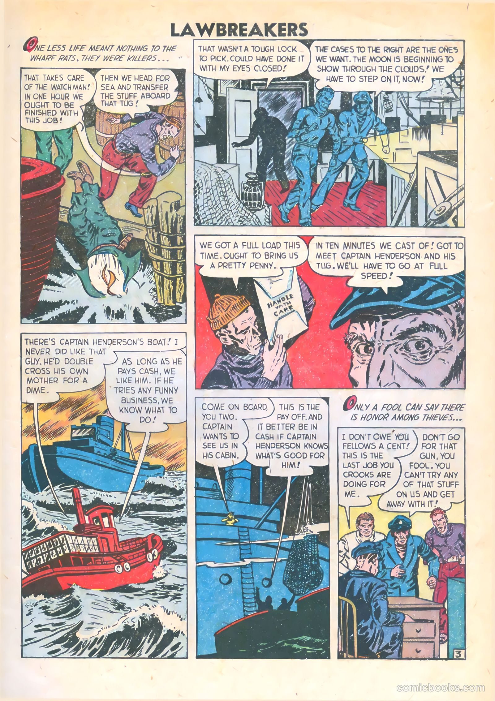 Lawbreakers #6 (1952) — page 5 of 36