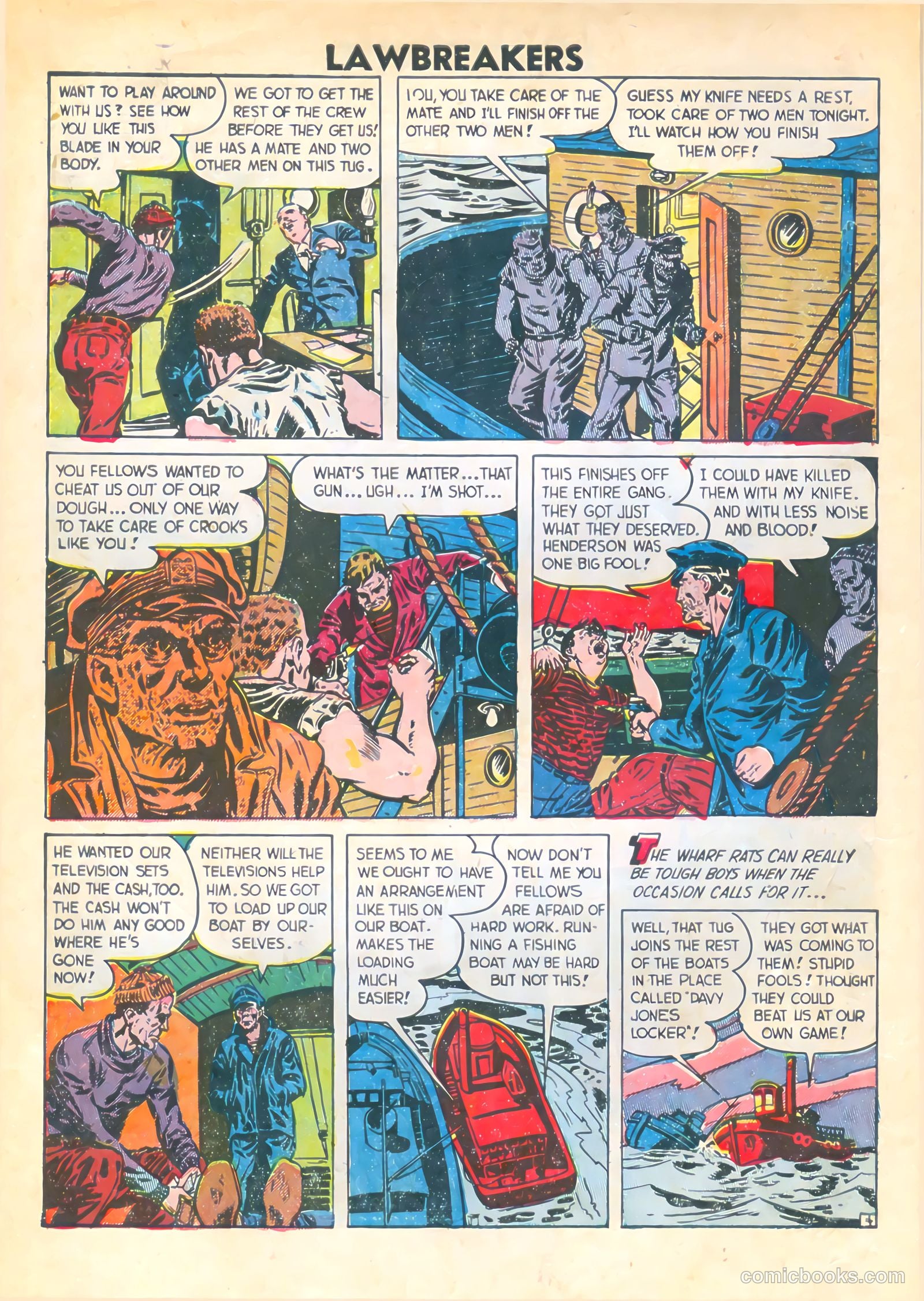 Lawbreakers #6 (1952) — page 6 of 36