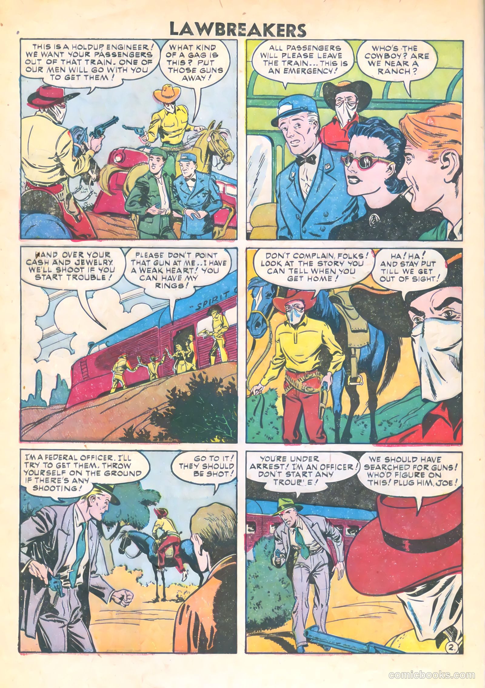 Lawbreakers #6 (1952) — page 12 of 36