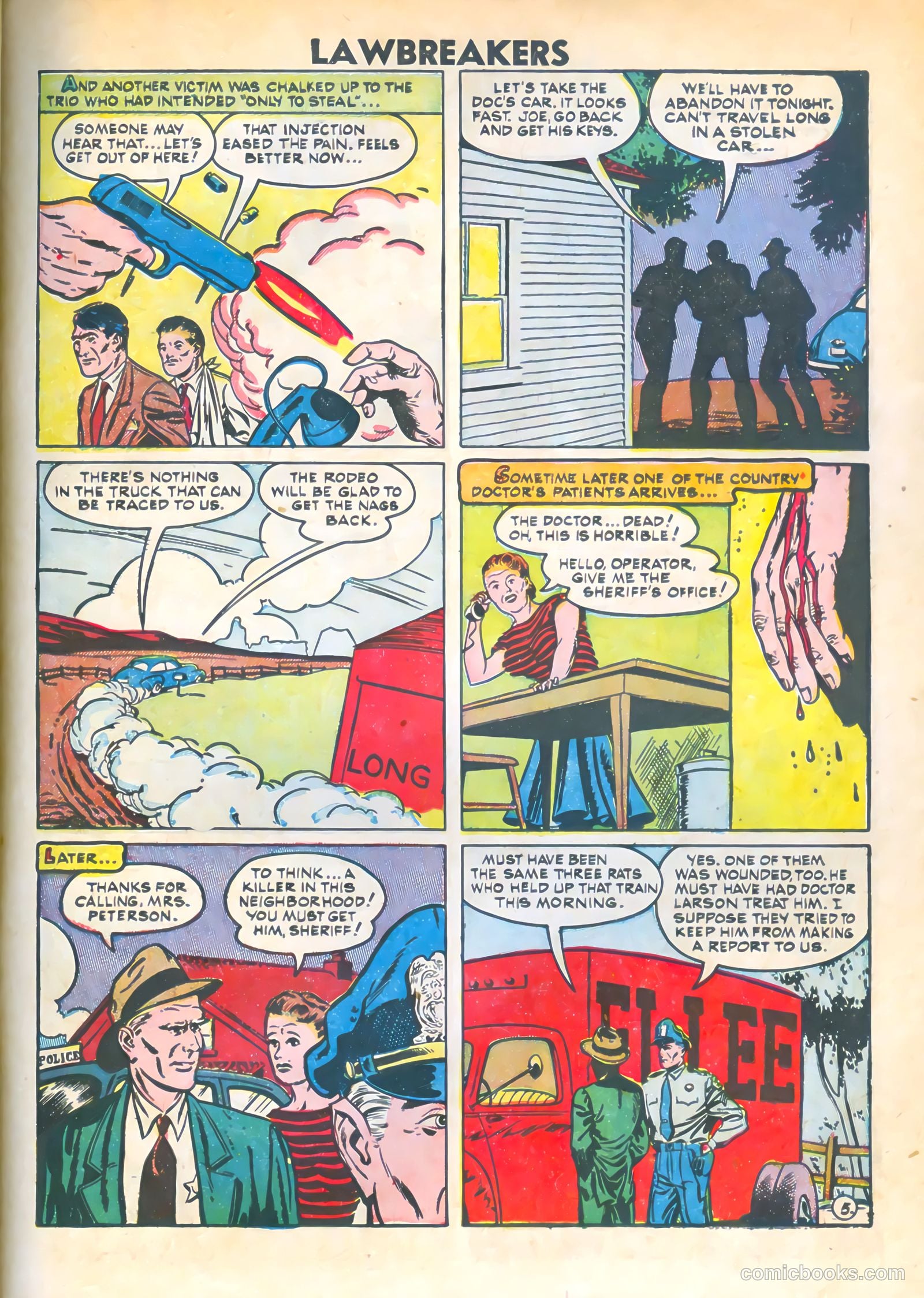 Lawbreakers #6 (1952) — page 15 of 36