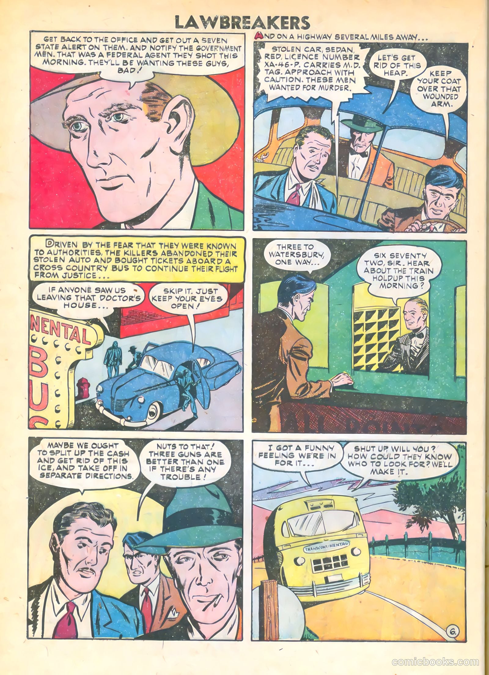 Lawbreakers #6 (1952) — page 16 of 36