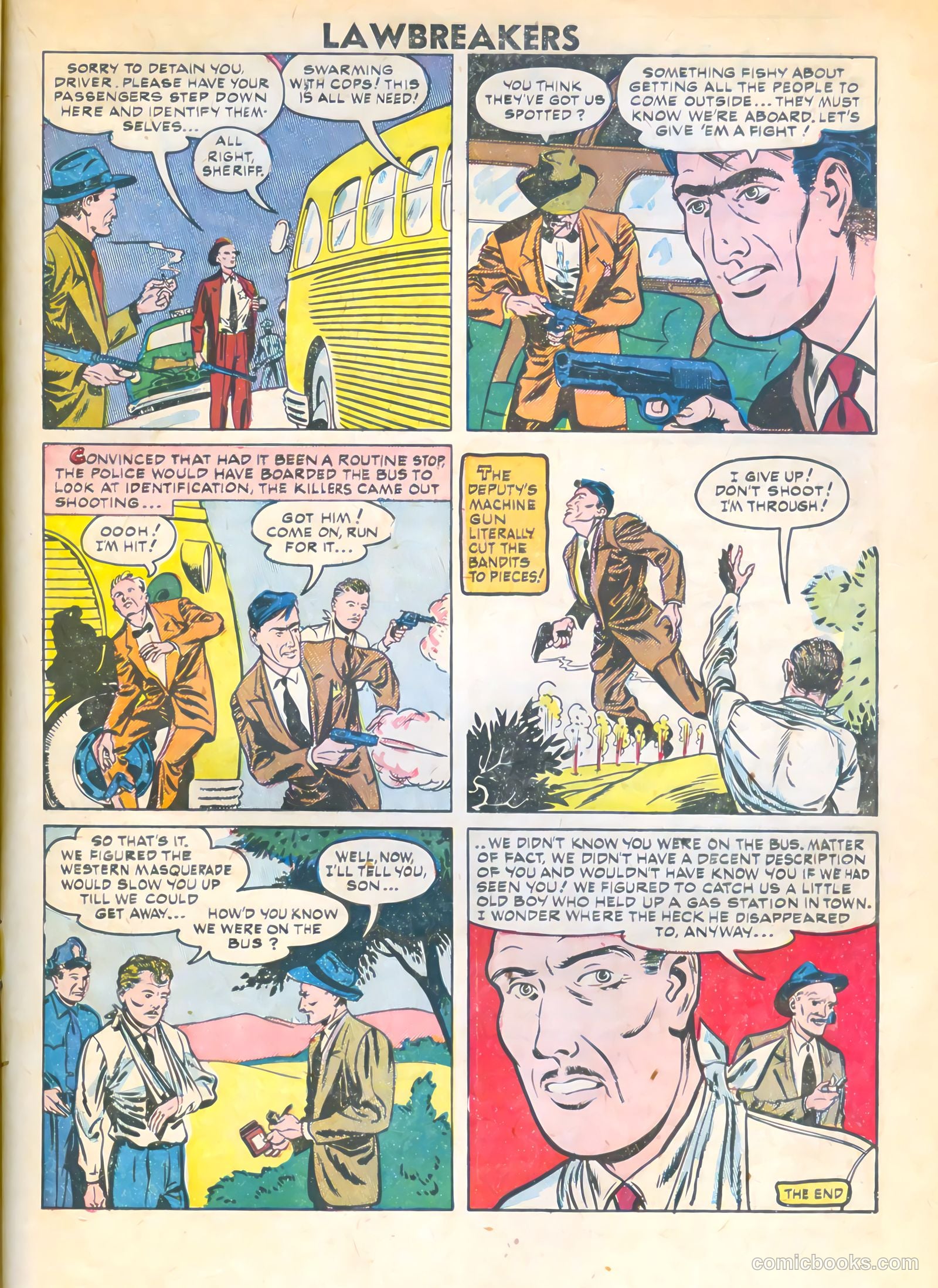 Lawbreakers #6 (1952) — page 17 of 36