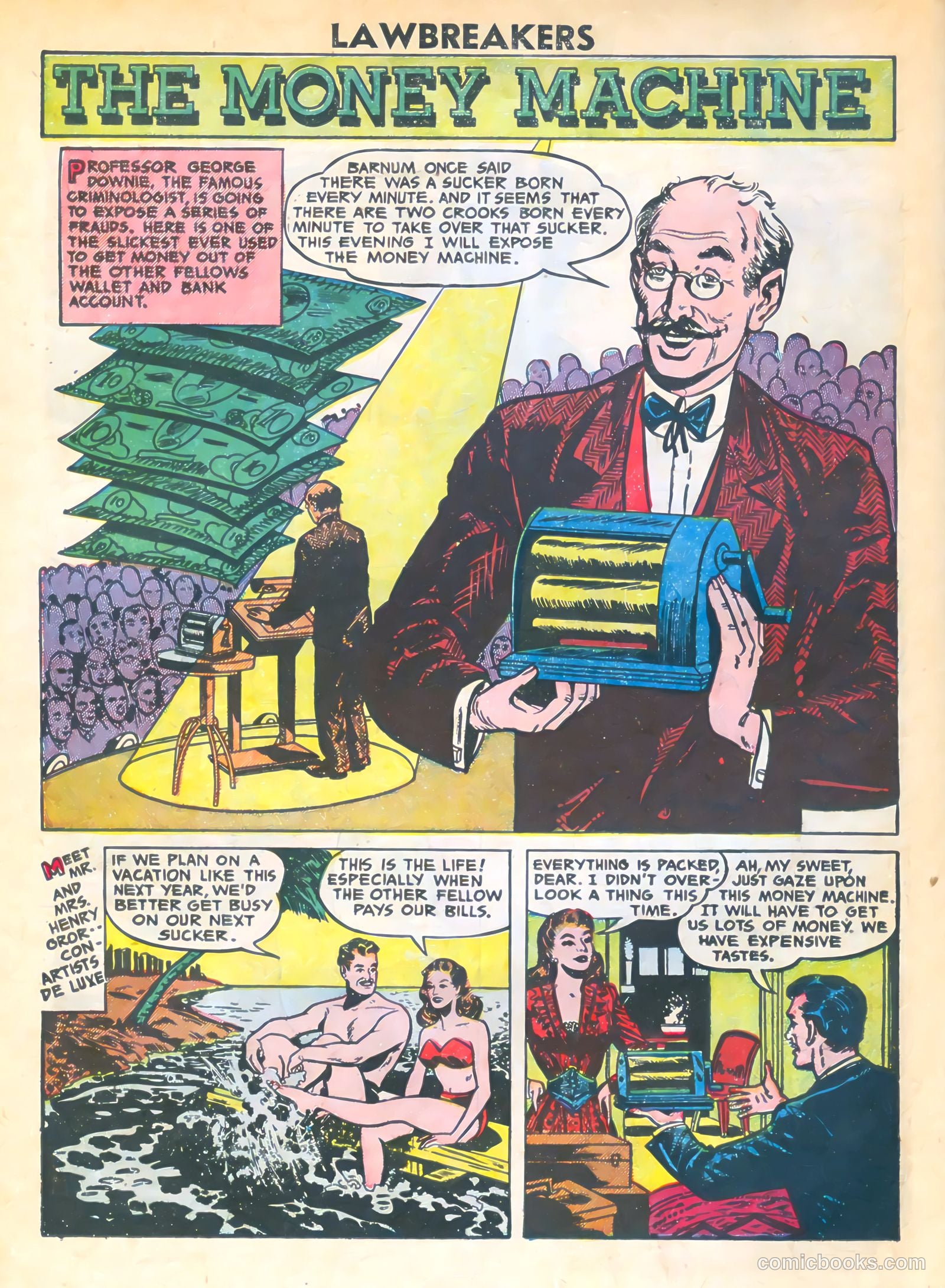 Lawbreakers #6 (1952) — page 22 of 36