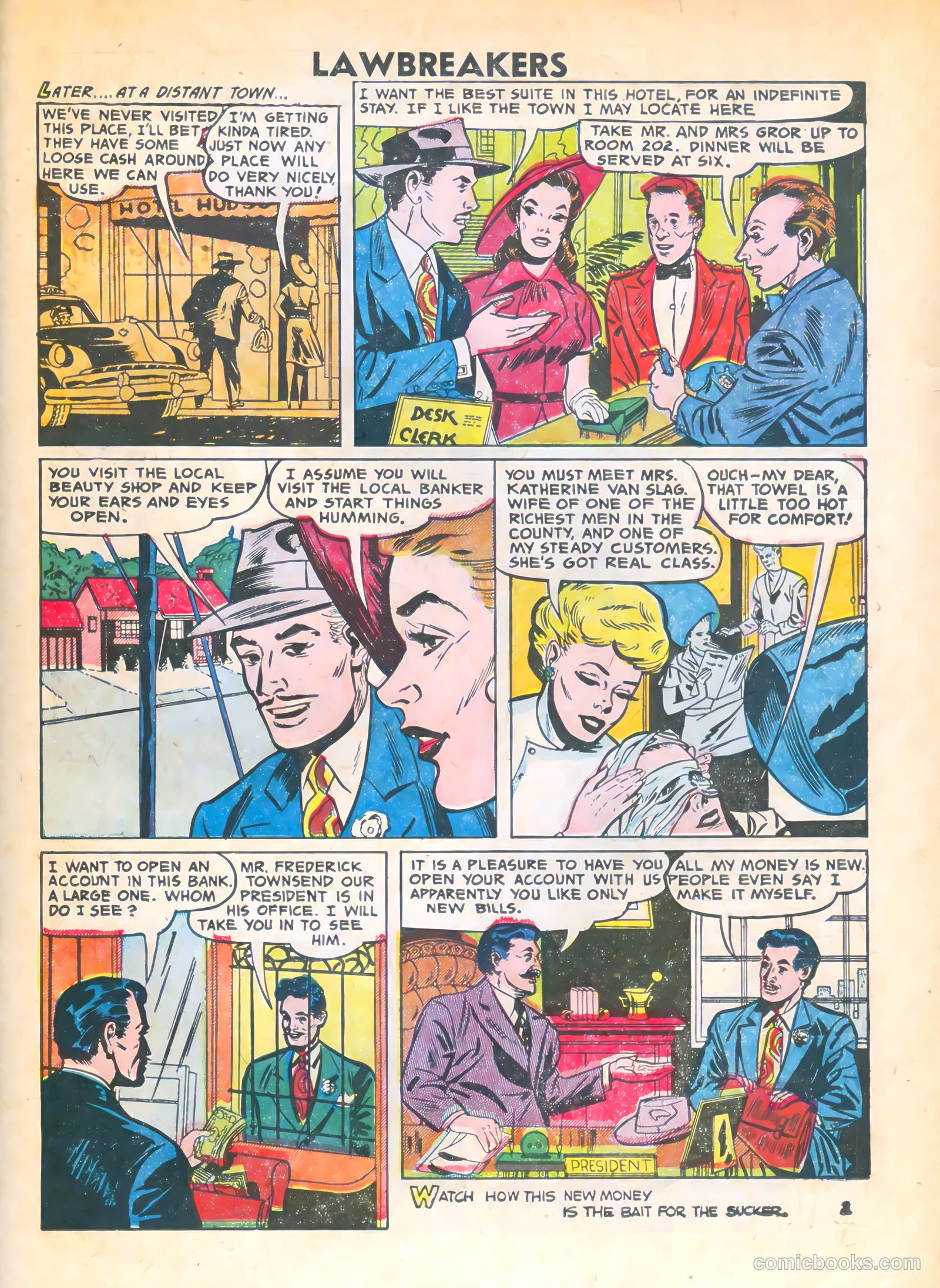 Lawbreakers #6 (1952) — page 23 of 36