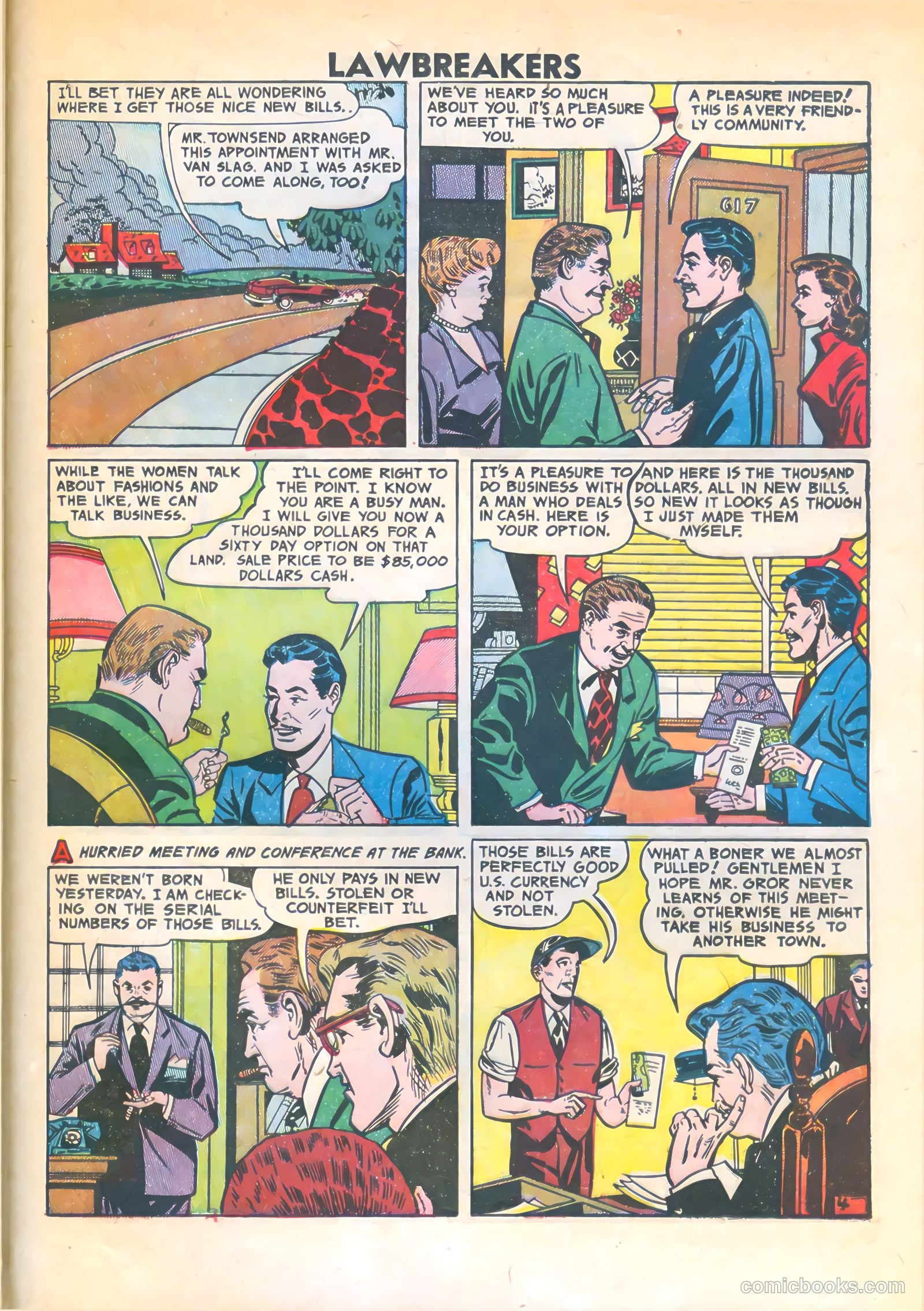 Lawbreakers #6 (1952) — page 25 of 36