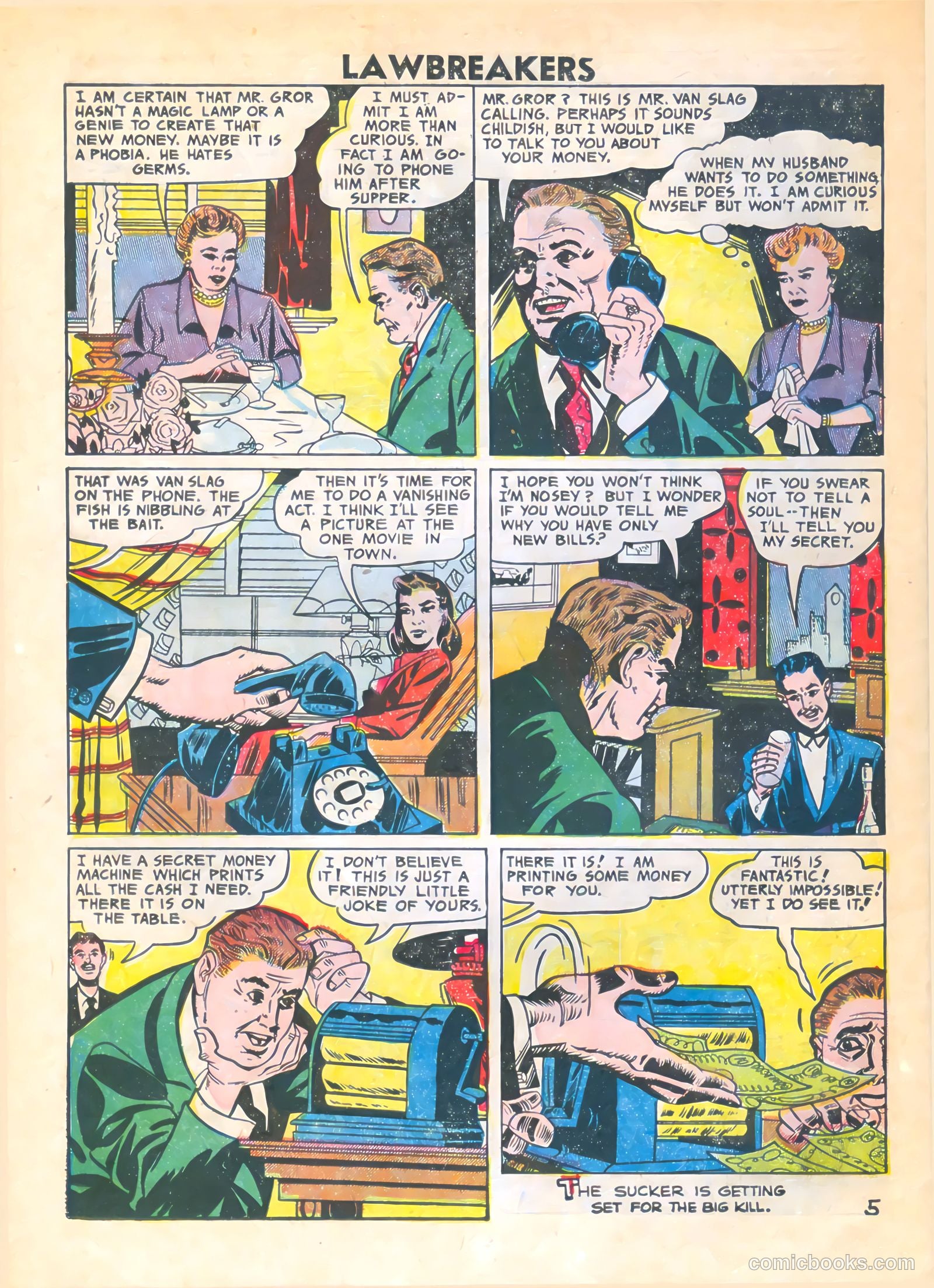 Lawbreakers #6 (1952) — page 26 of 36