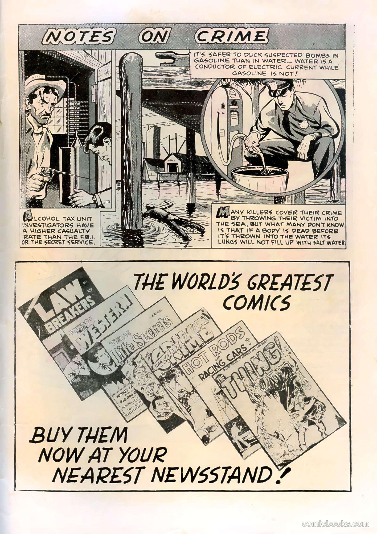 Lawbreakers #6 (1952) — page 35 of 36